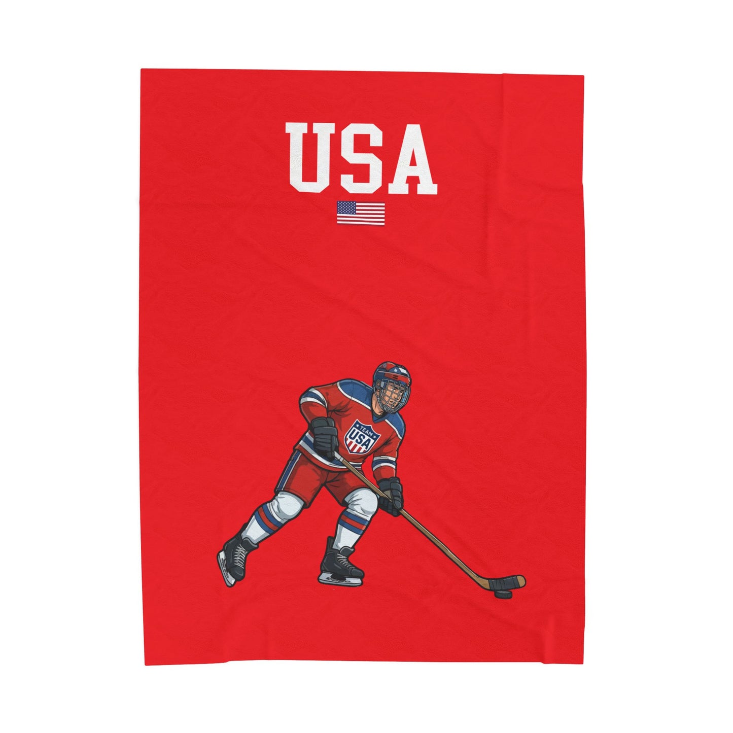 Princess Grace  TEAM USA  Velveteen Plush Blanket
