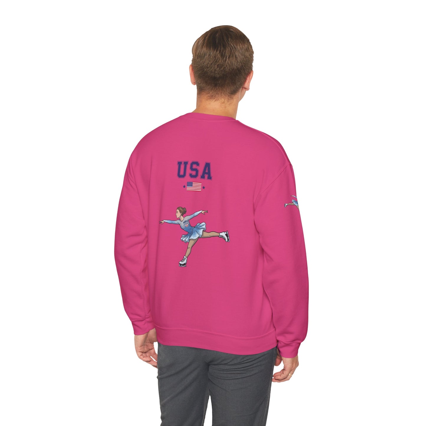 Princess Grace  TEAM USA  Unisex Heavy Blend  Crewneck Sweatshirt