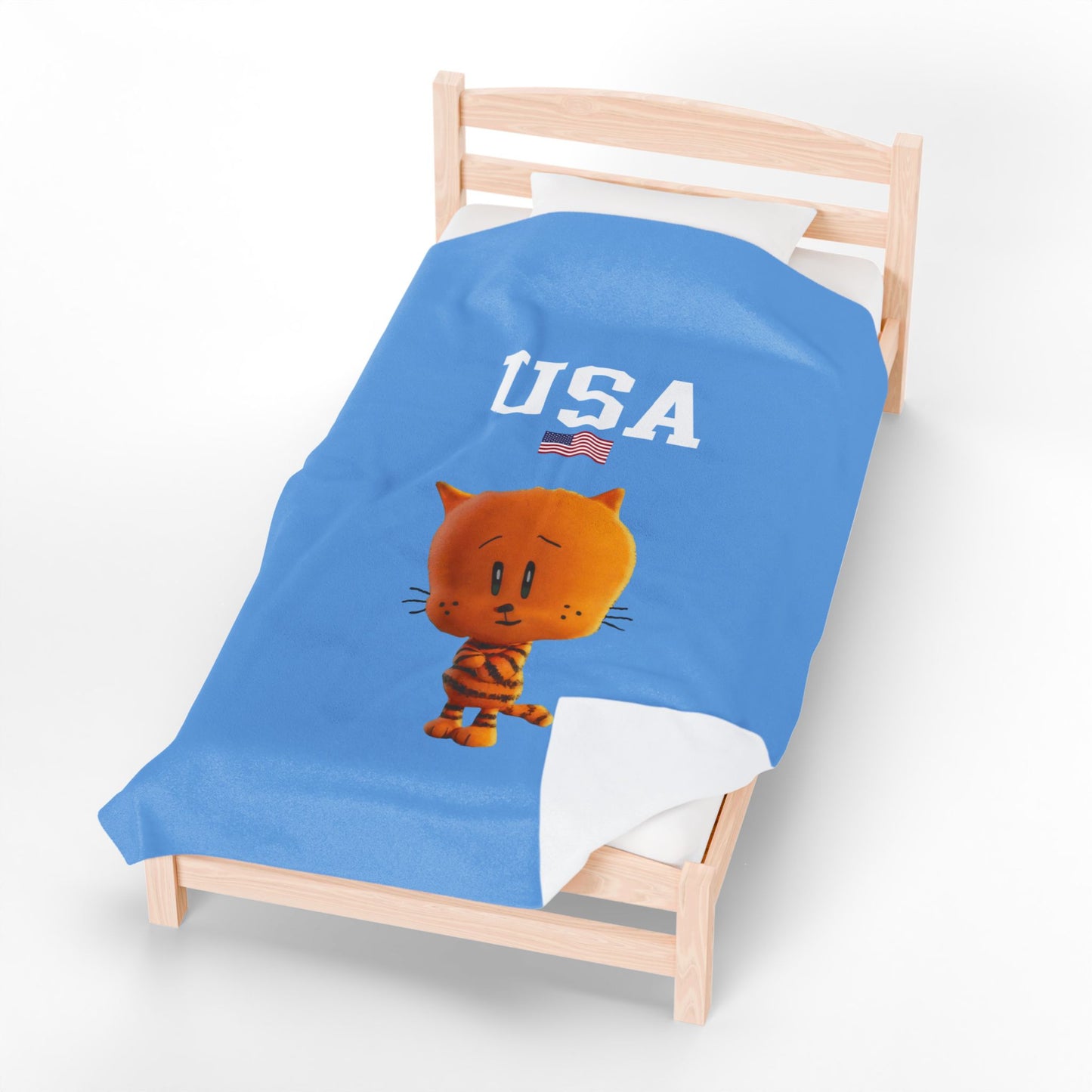 Princess Grace  TEAM USA  Velveteen Plush Blanket