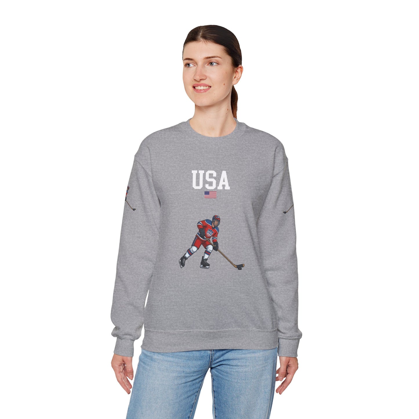 Princess Grace  TEAM USA  Unisex Heavy Blend  Crewneck Sweatshirt