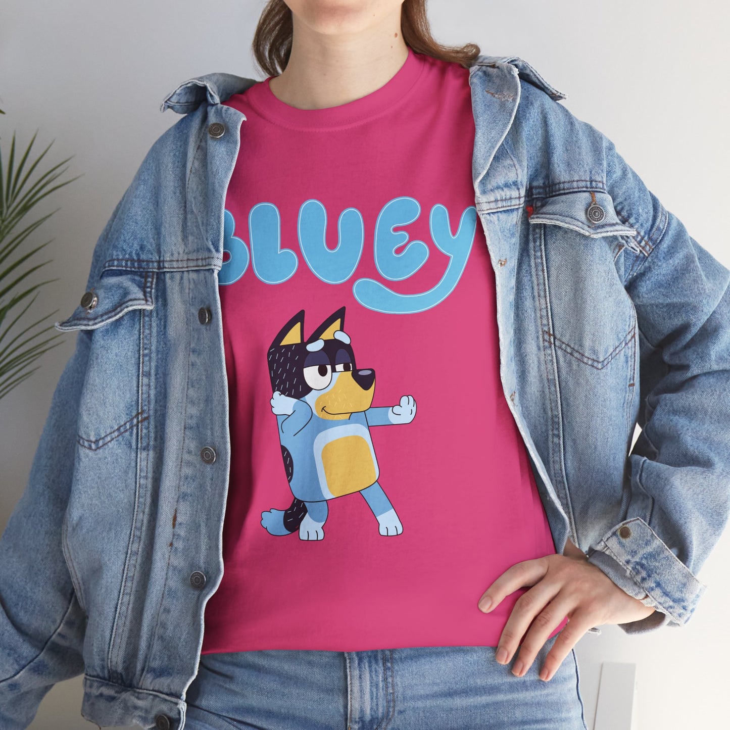 Princess Grace  Bluey Unisex Heavy Cotton Tee  Fun & Playful Kids Shirt