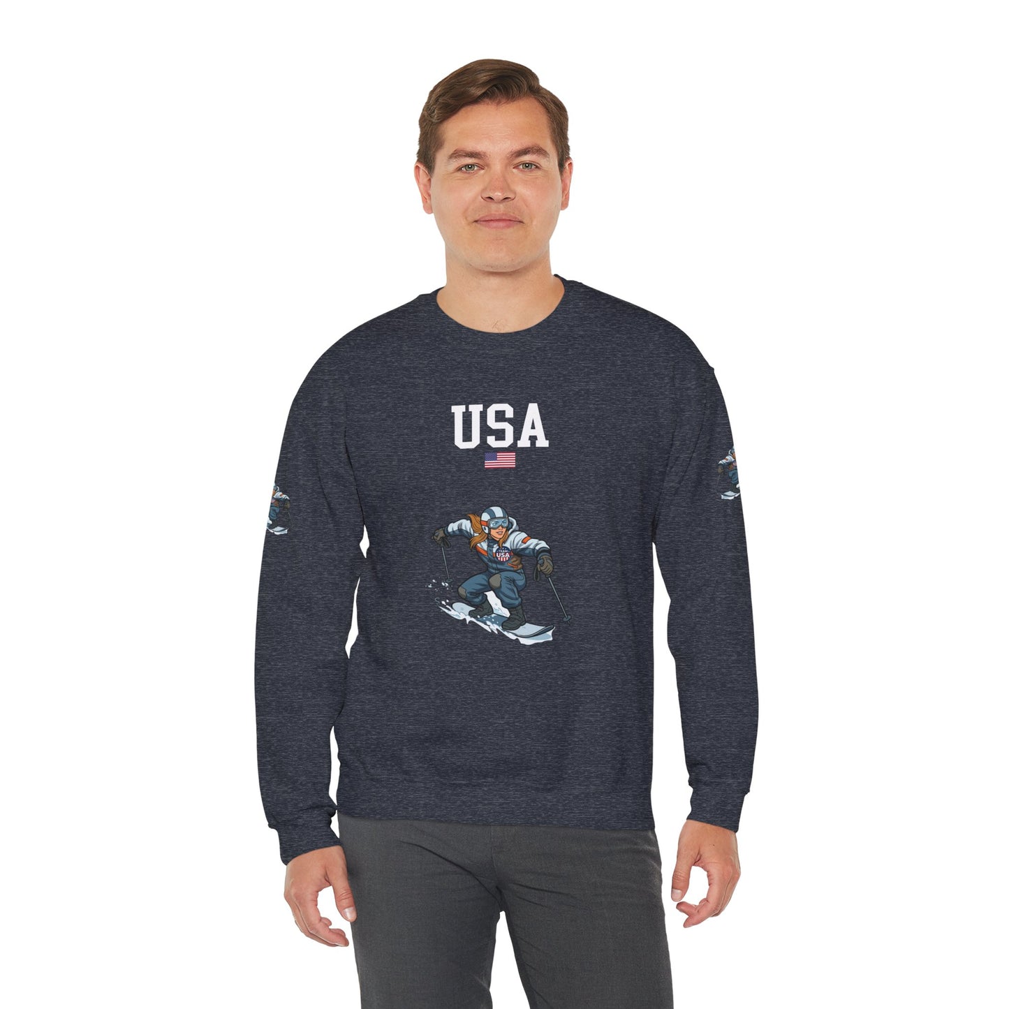 Princess Grace  TEAM USA  Unisex Heavy Blend  Crewneck Sweatshirt