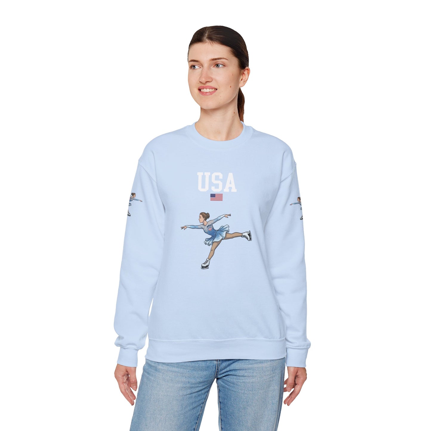 Princess Grace  TEAM USA  Unisex Heavy Blend  Crewneck Sweatshirt
