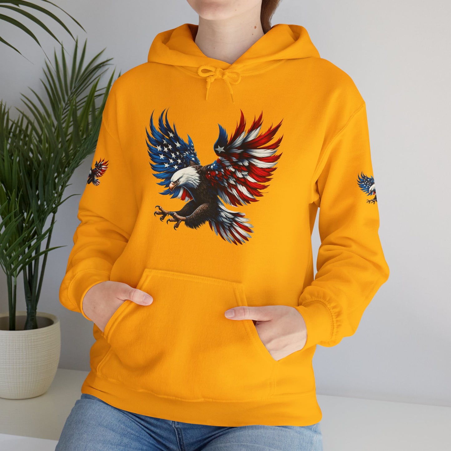 Princess Grace American Eagle Unisex Heavy Blend Hooded Sweatshirt