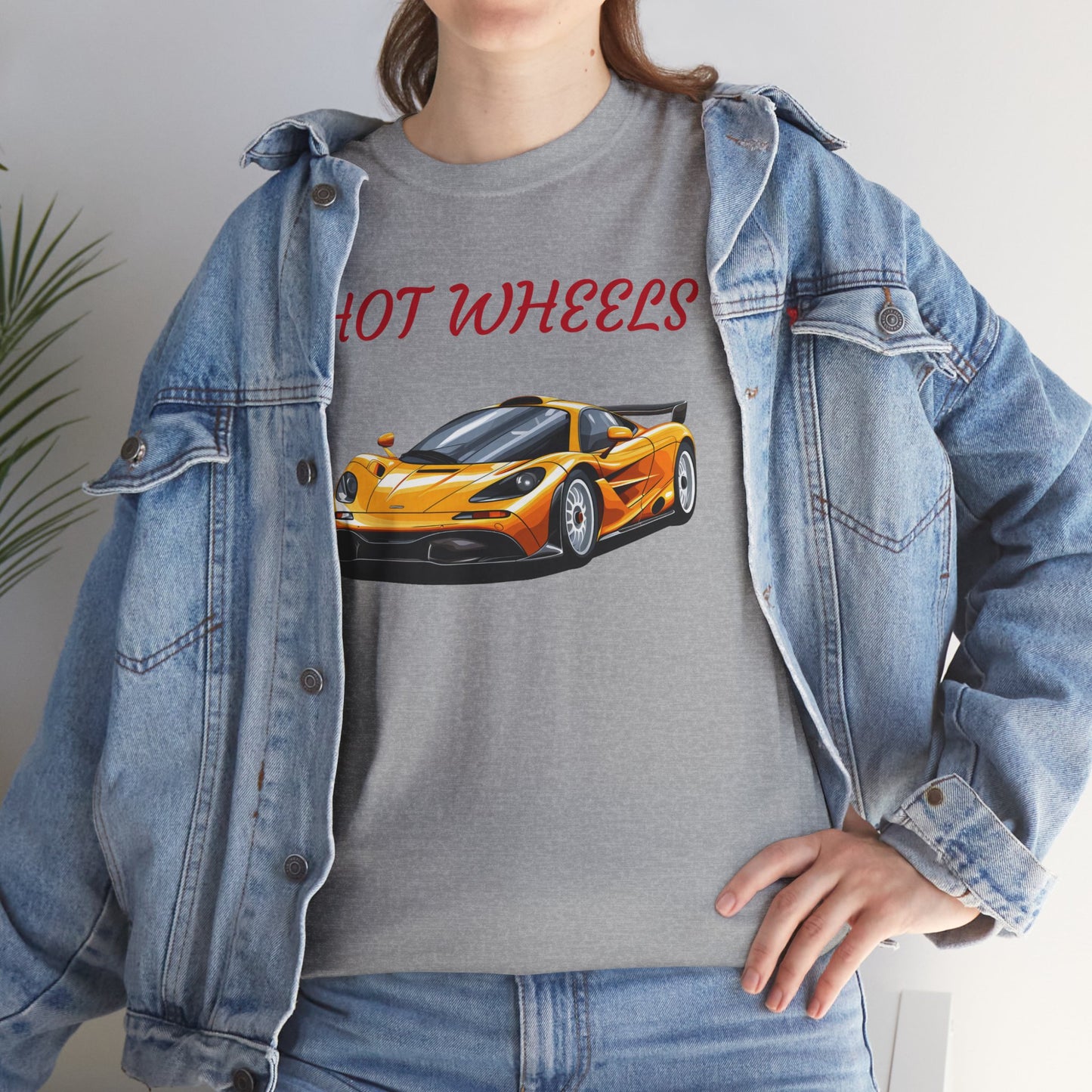 Princess Grace  Hot Wheels Unisex Heavy Cotton Tee Cool Car Graphic T-Shirt for Enthusiasts