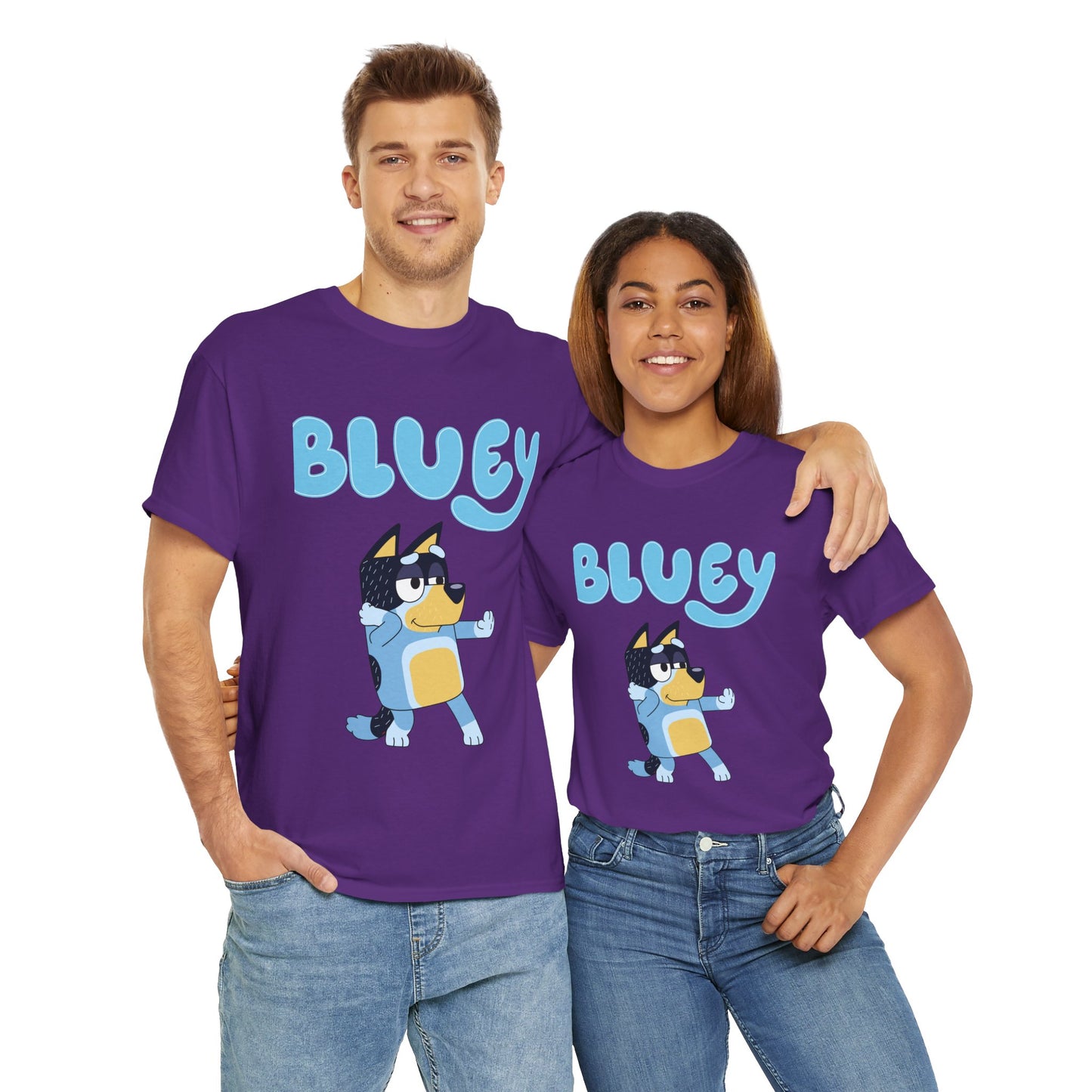Princess Grace  Bluey Unisex Heavy Cotton Tee  Fun & Playful Kids Shirt