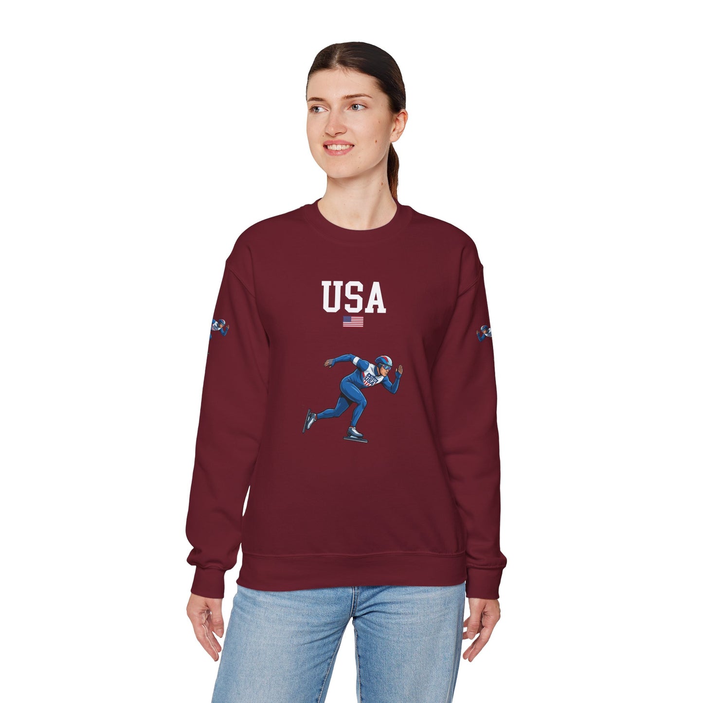 Princess Grace  TEAM USA  Unisex Heavy Blend  Crewneck Sweatshirt