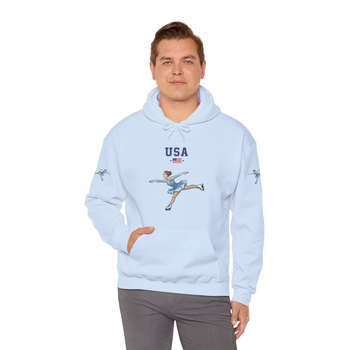 Princess Grace  TEAM USA  Unisex Heavy Blend Hooded Sweatshirt