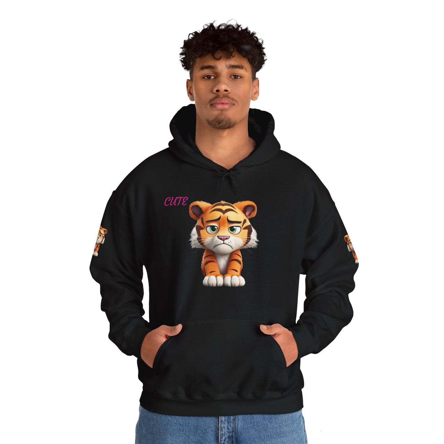 Princess Grace  Cute Tiger Graphic Unisex Hoodie