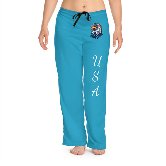 Princess Grace  USA Eagle  Pajama Pants   Patriotic Sleepwear for Comfort & Relaxation
