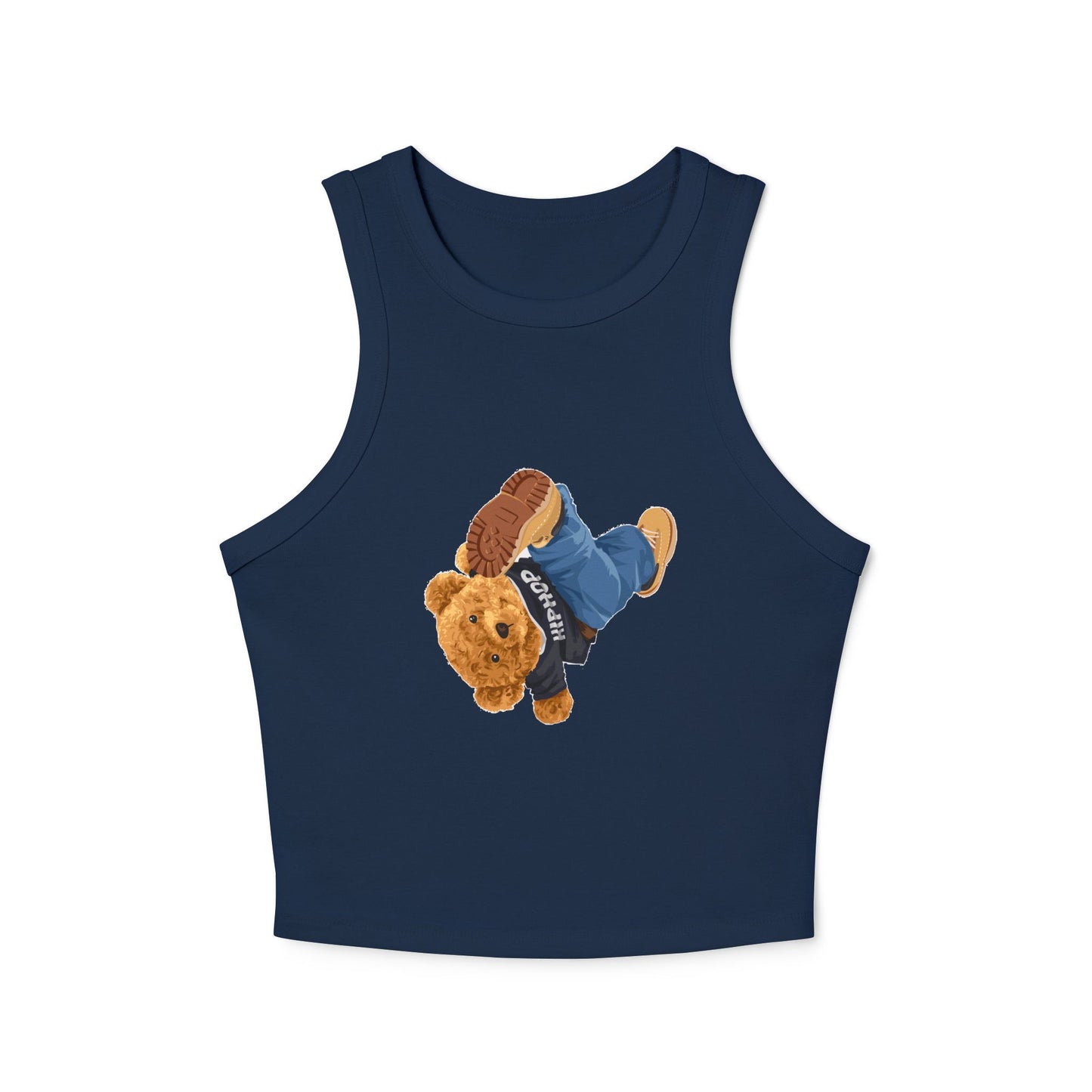 Princess Grace  Cute Teddy Bear Racer Tank Top for Women