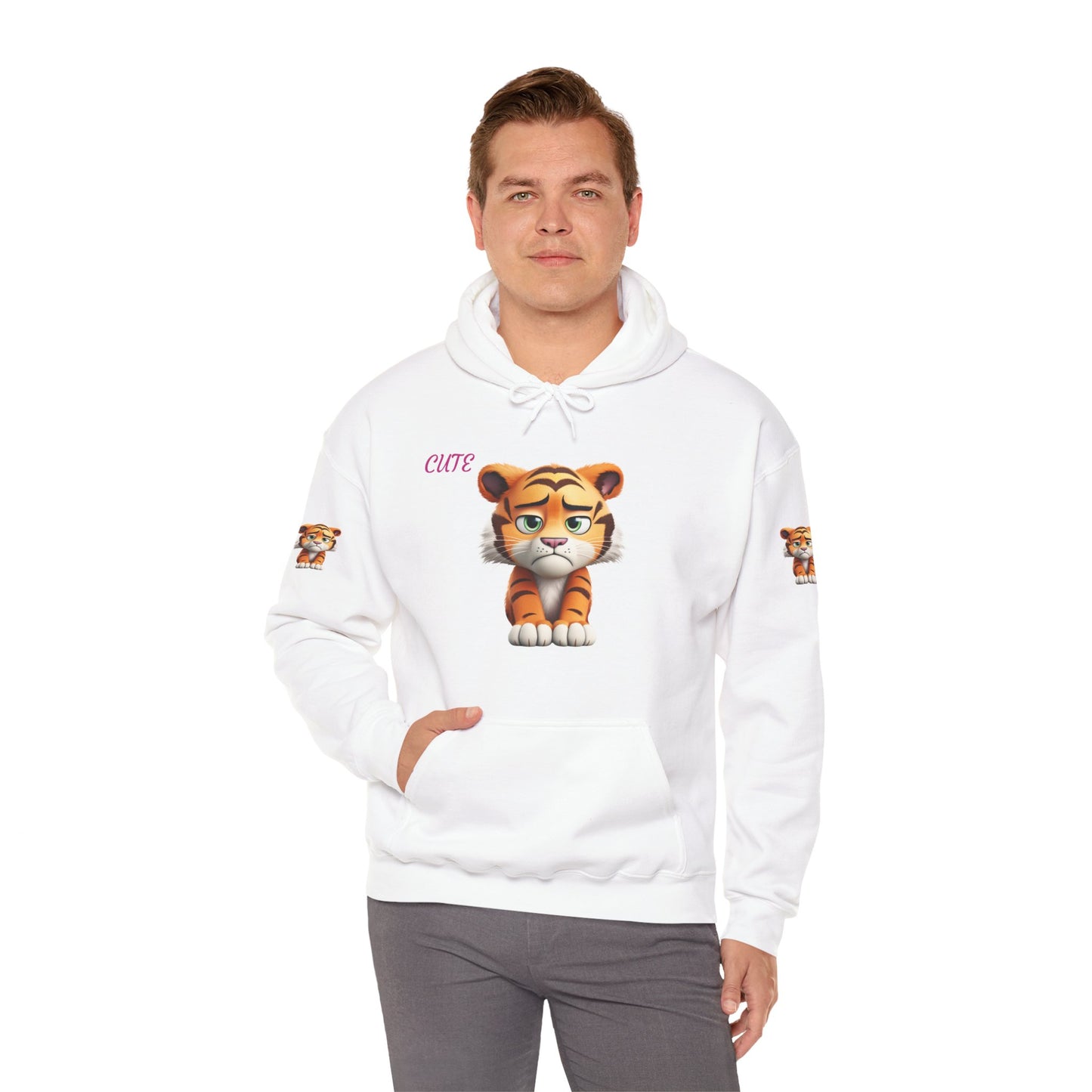 Princess Grace  Cute Tiger Graphic Unisex Hoodie