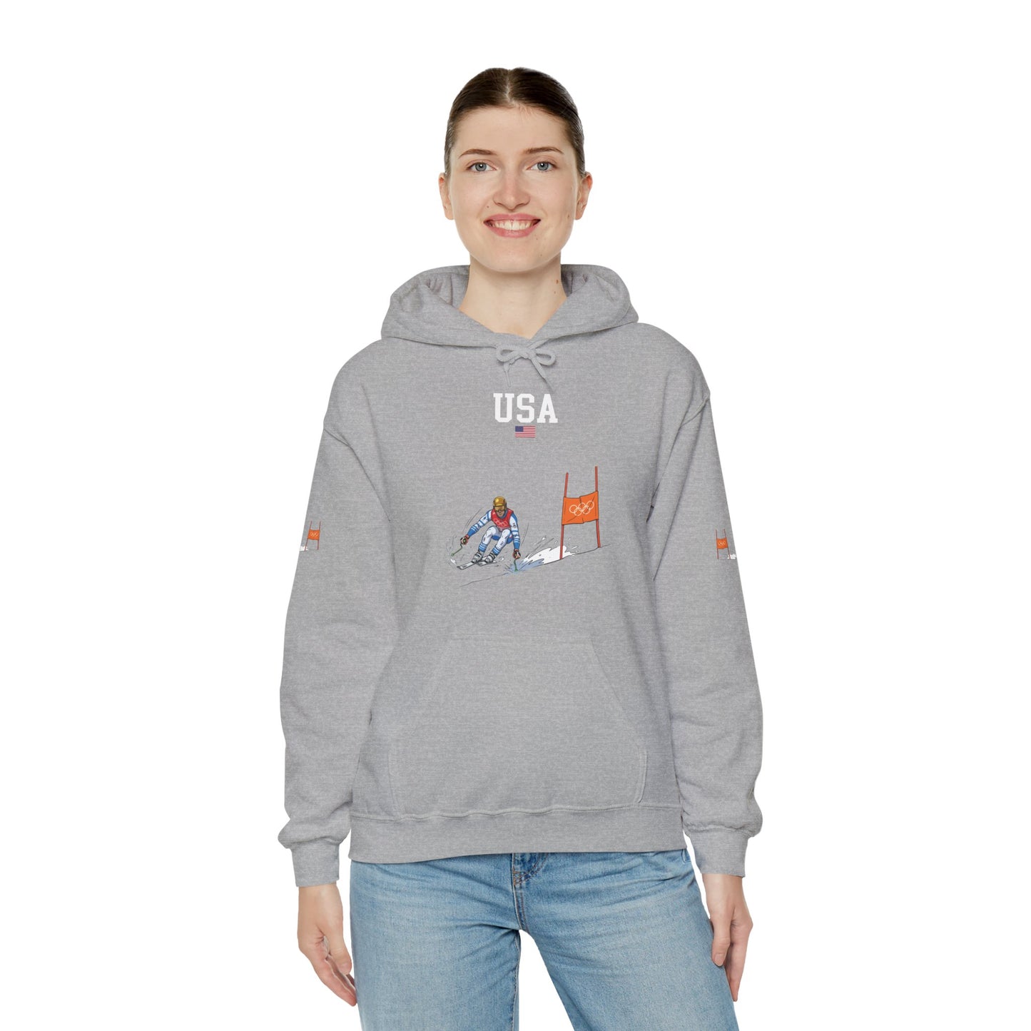 Princess Grace  TEAM USA  Unisex Heavy Blend  Hooded Sweatshirt