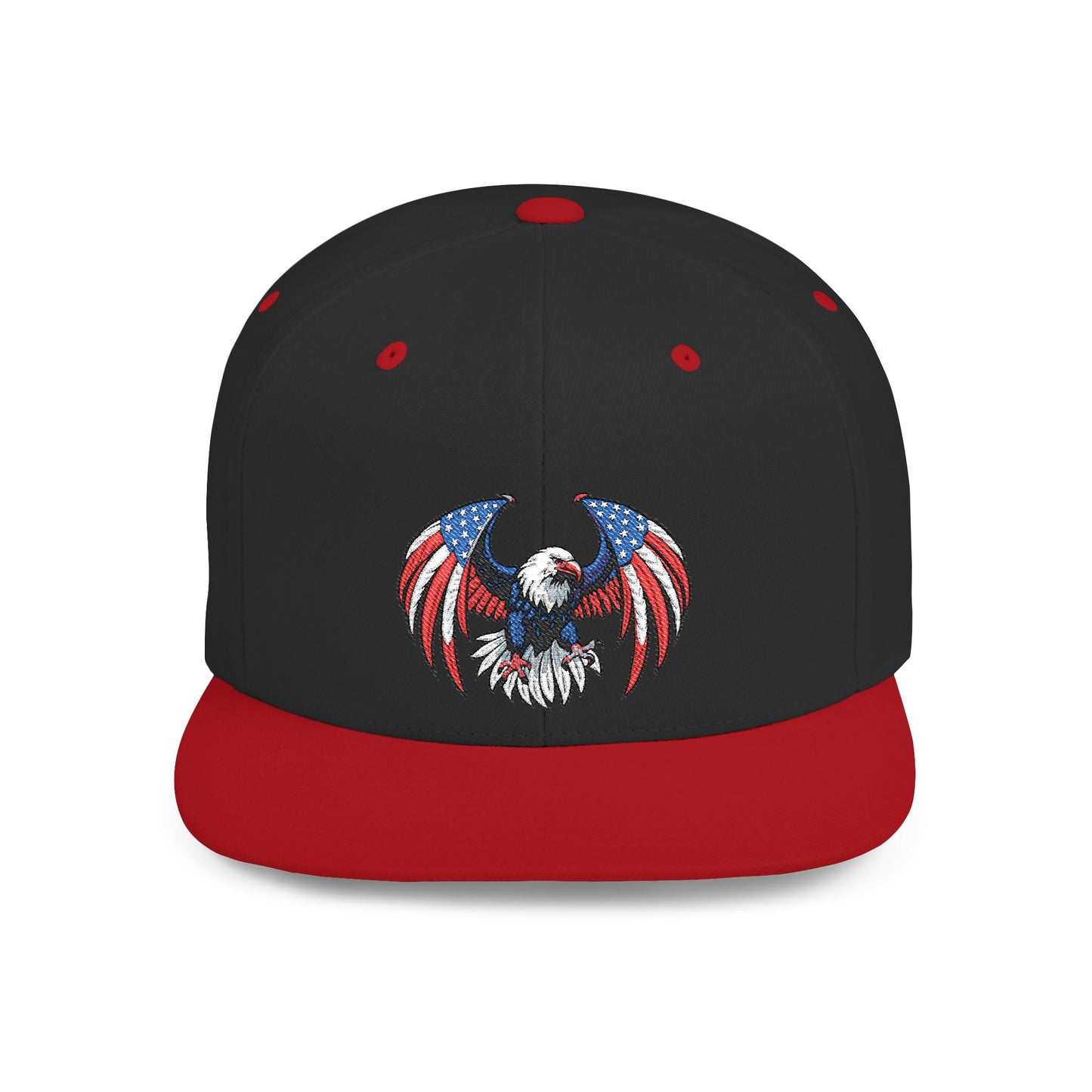 Princess Grace  Patriotic Eagle Flat Bill Snapback Hat