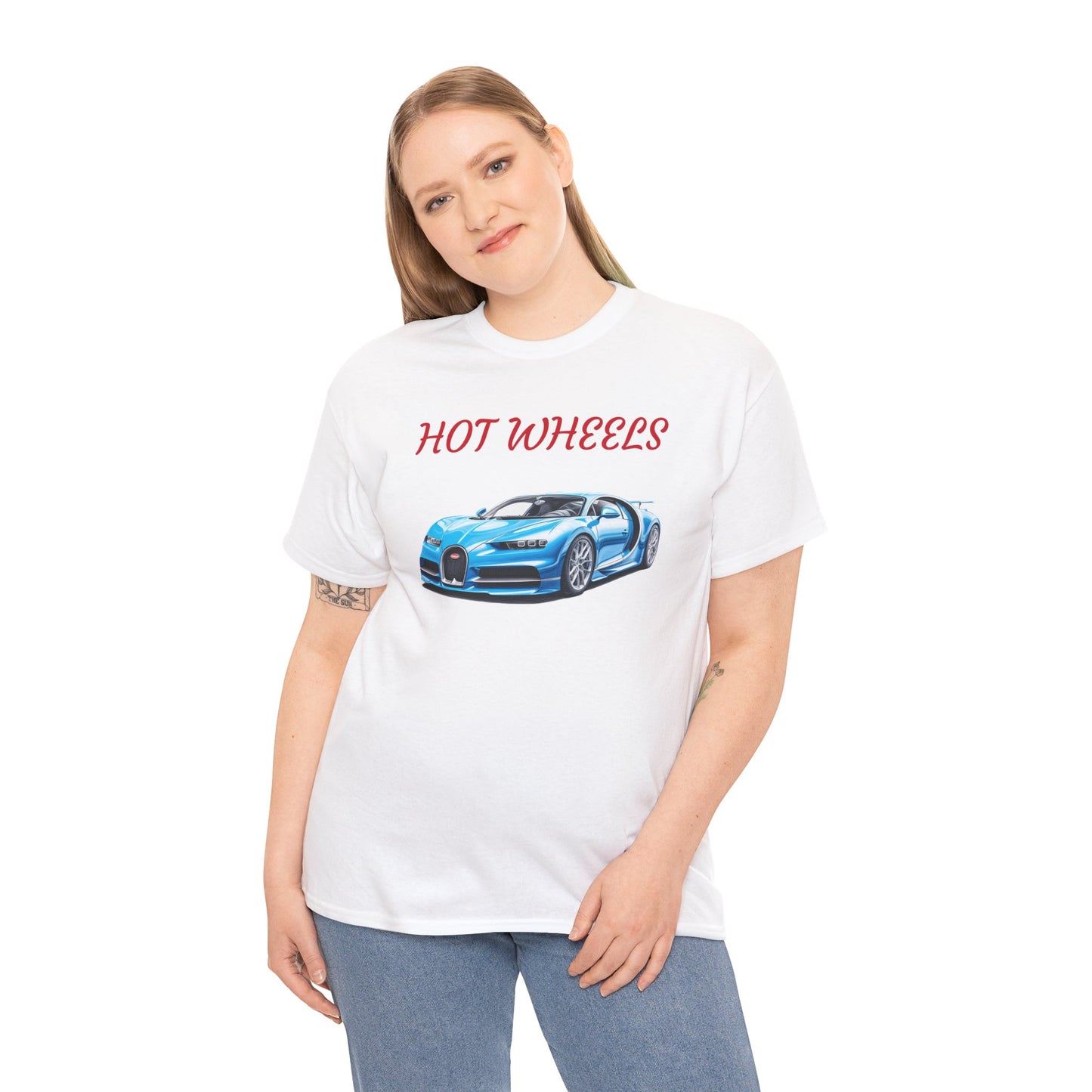 Princess Grace  Cool Car Lover Unisex Heavy Cotton Tee Hot Wheels Graphic T-Shirt