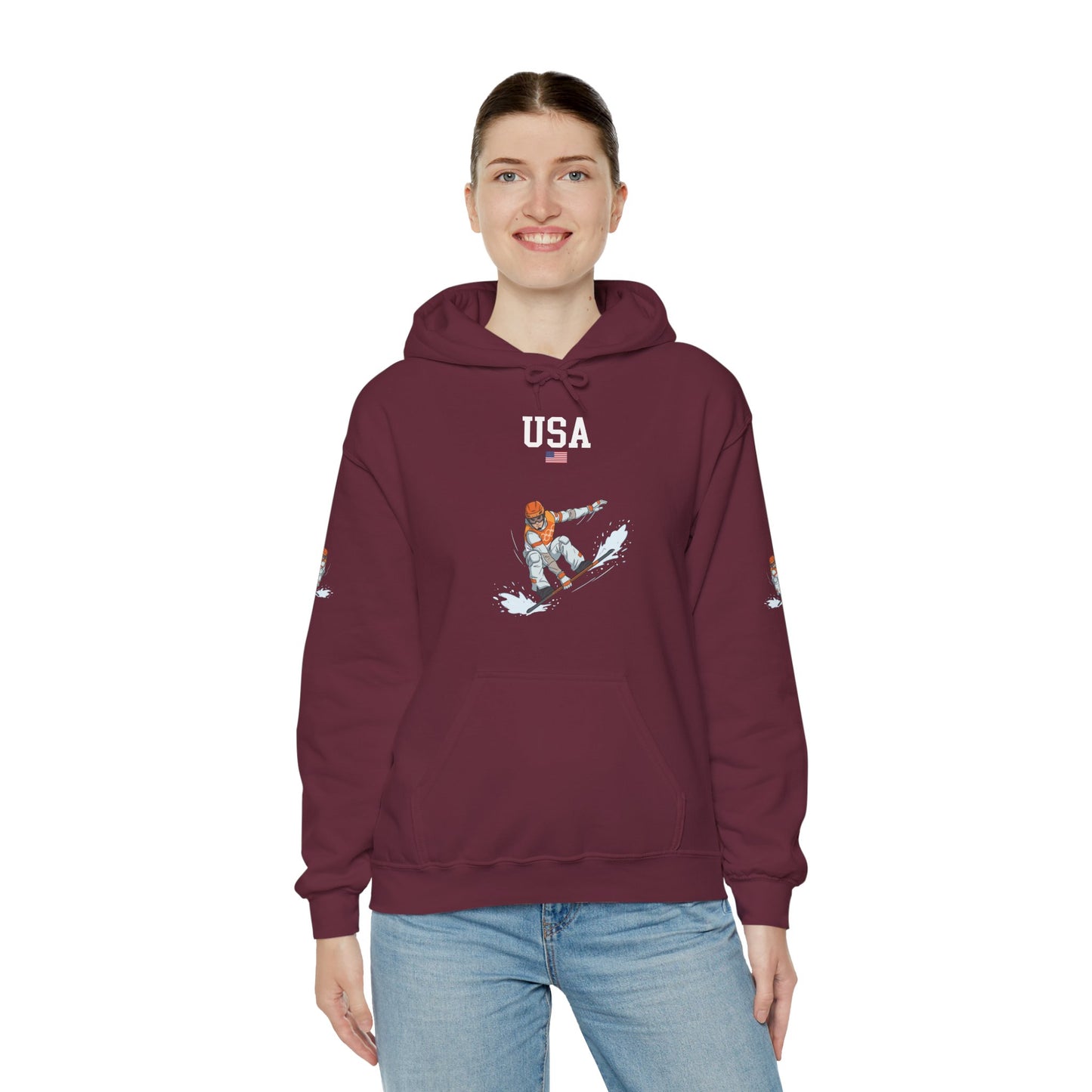 Princess Grace  TEAM USA  Unisex Heavy Blend Hooded Sweatshirt