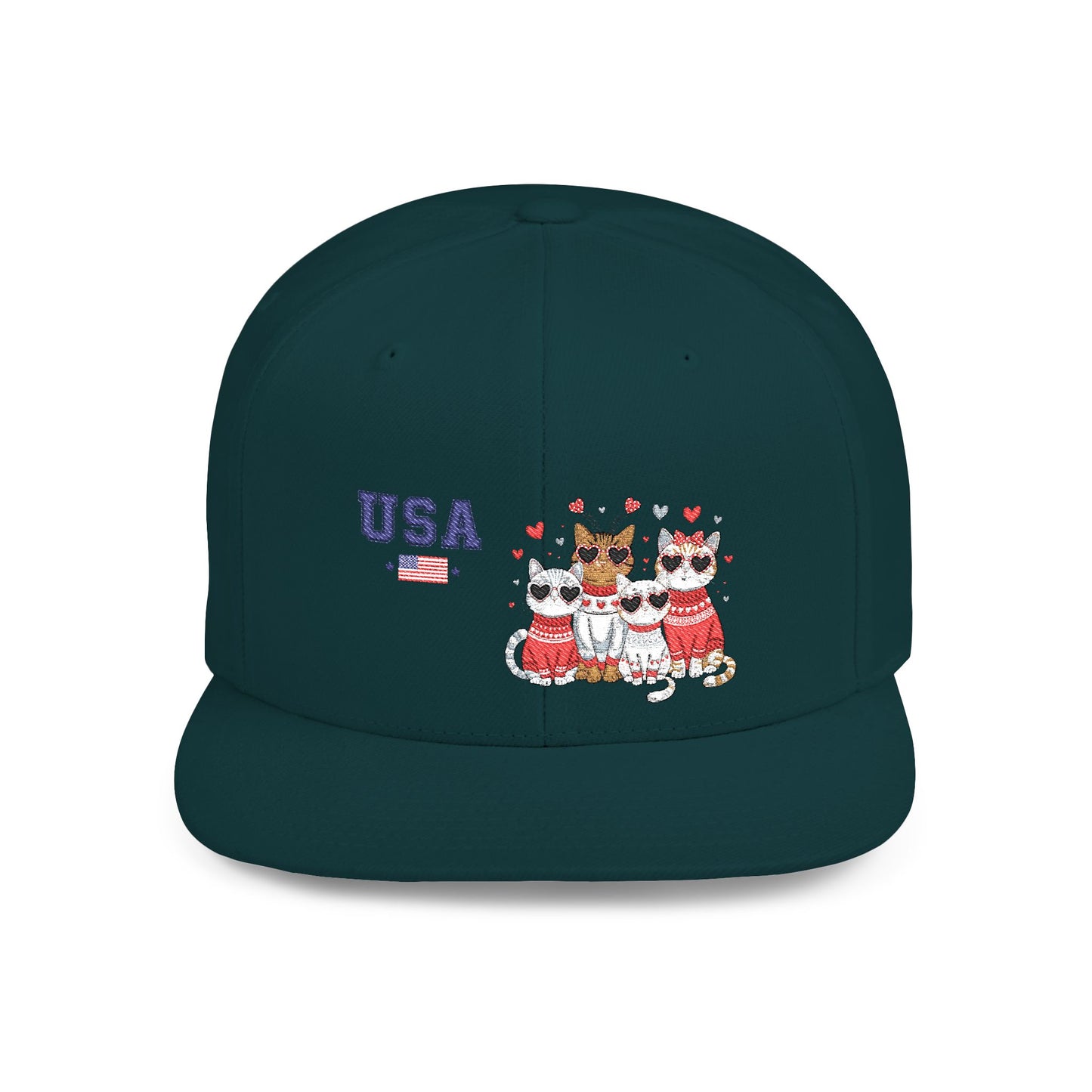 Princess Grace  TEAM USA  Flat Bill Snapback Hat