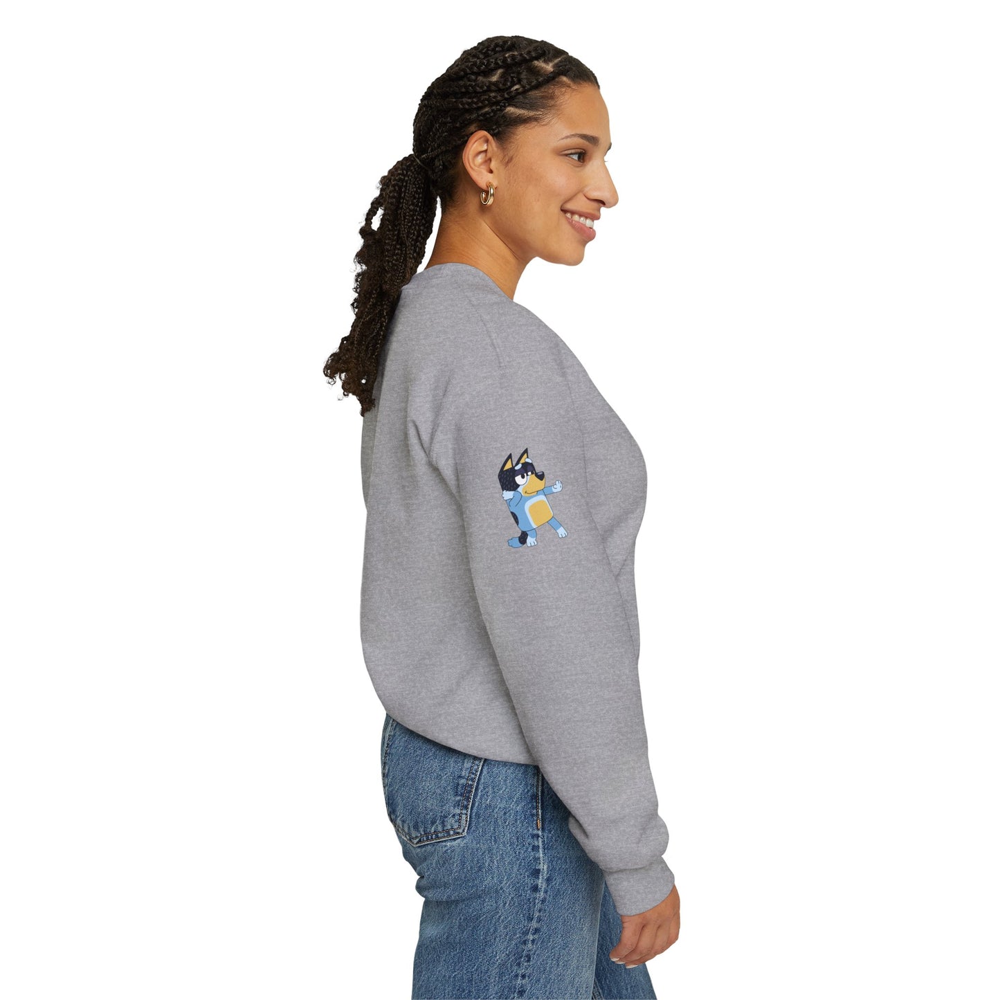 Princess Grace  Bluey  Unisex Funny Crewneck Sweatshirt  "I Solemnly Swear That I Am Up To No Good"  Perfect Gift for Family and Friends