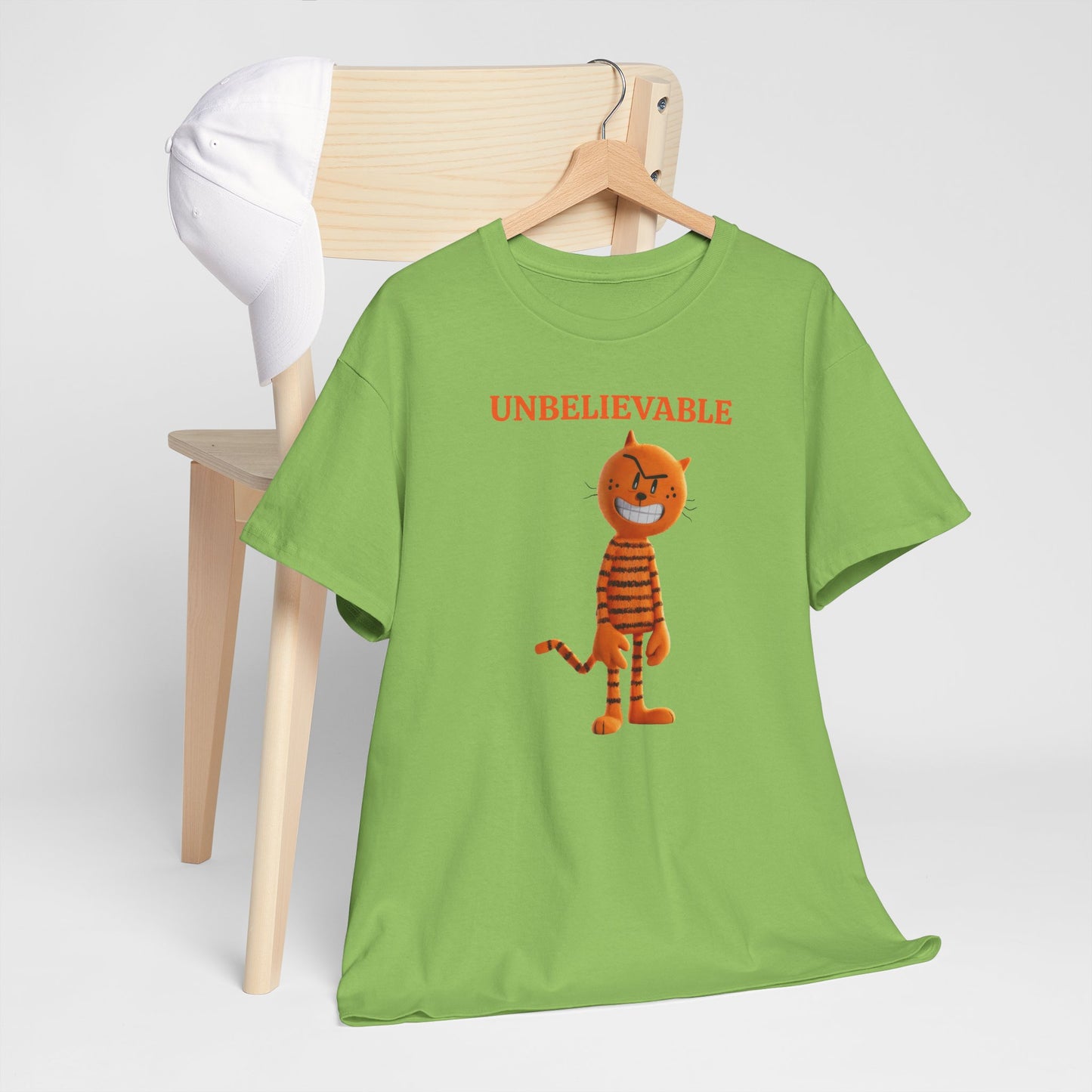 Princess Grace  Unbelievable Cat Graphic Unisex Heavy Cotton Tee