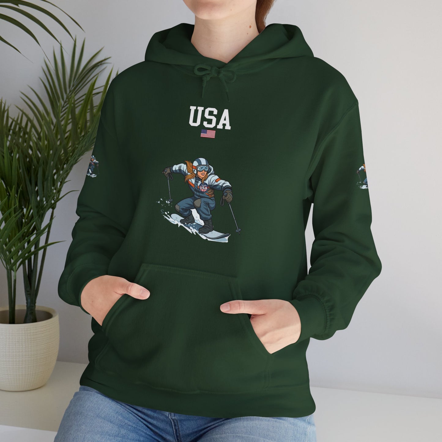Princess Grace  TEAM USA  Unisex Heavy Blend Hooded Sweatshirt