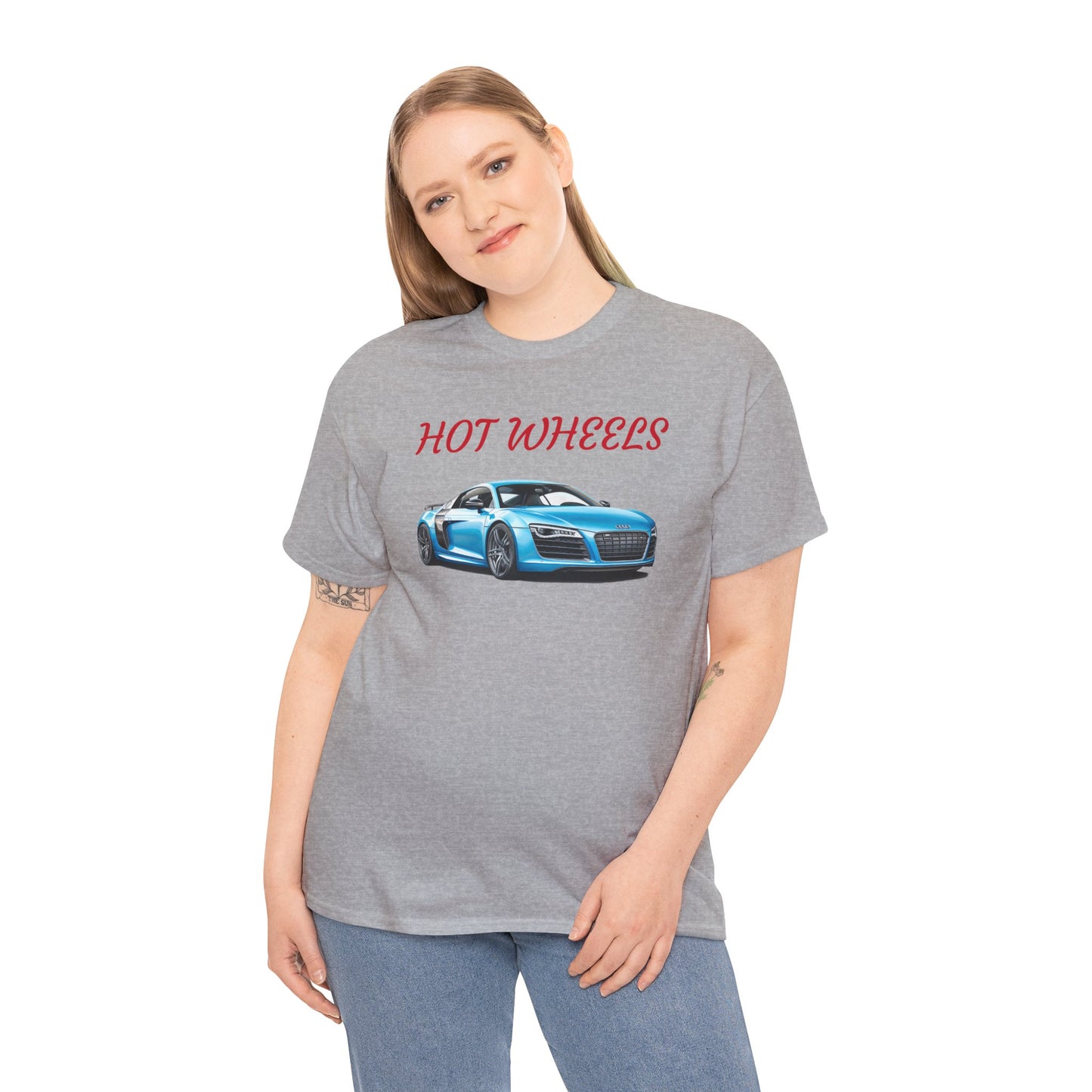 Princess Grace  Hot Wheels Unisex Heavy Cotton Tee Classic Car Graphic Shirt