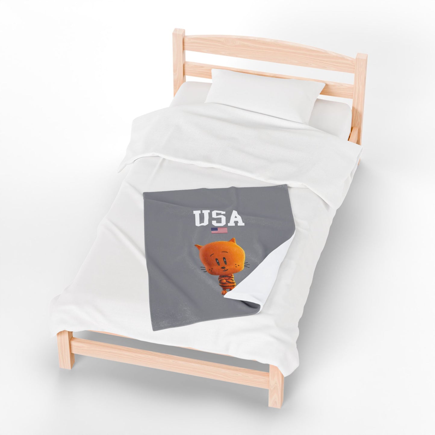 Princess Grace  TEAM USA  Velveteen Plush Blanket