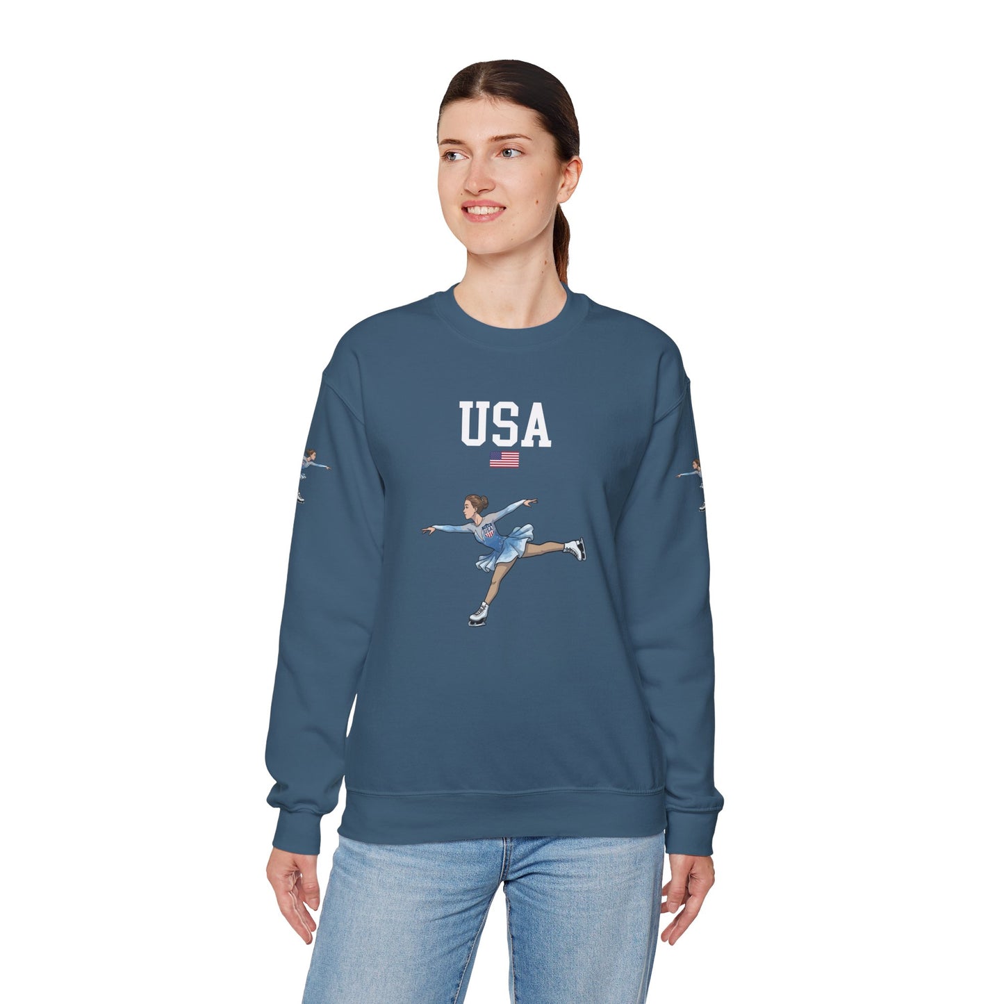 Princess Grace  TEAM USA  Unisex Heavy Blend  Crewneck Sweatshirt