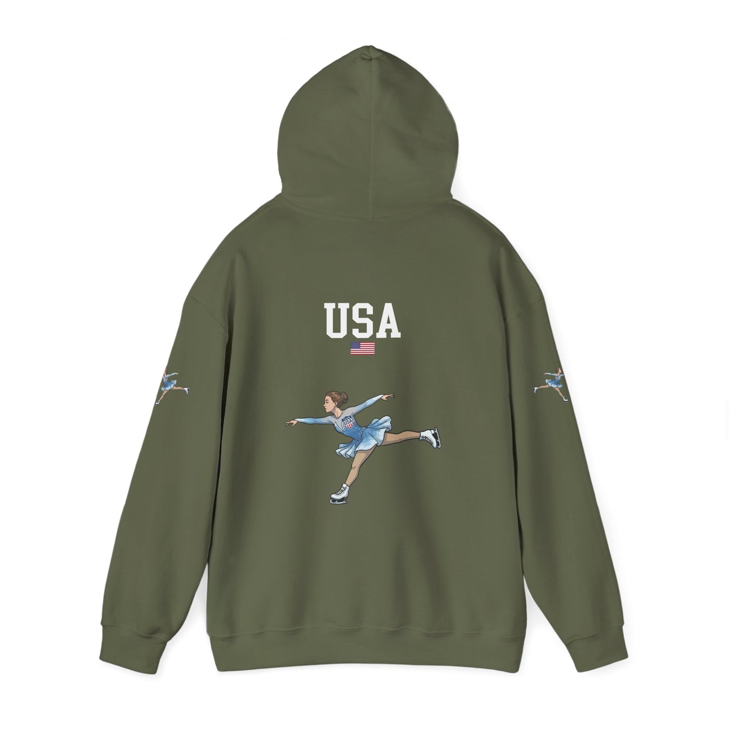 Princess Grace  TEAM USA  Unisex Heavy Blend Hooded Sweatshirt