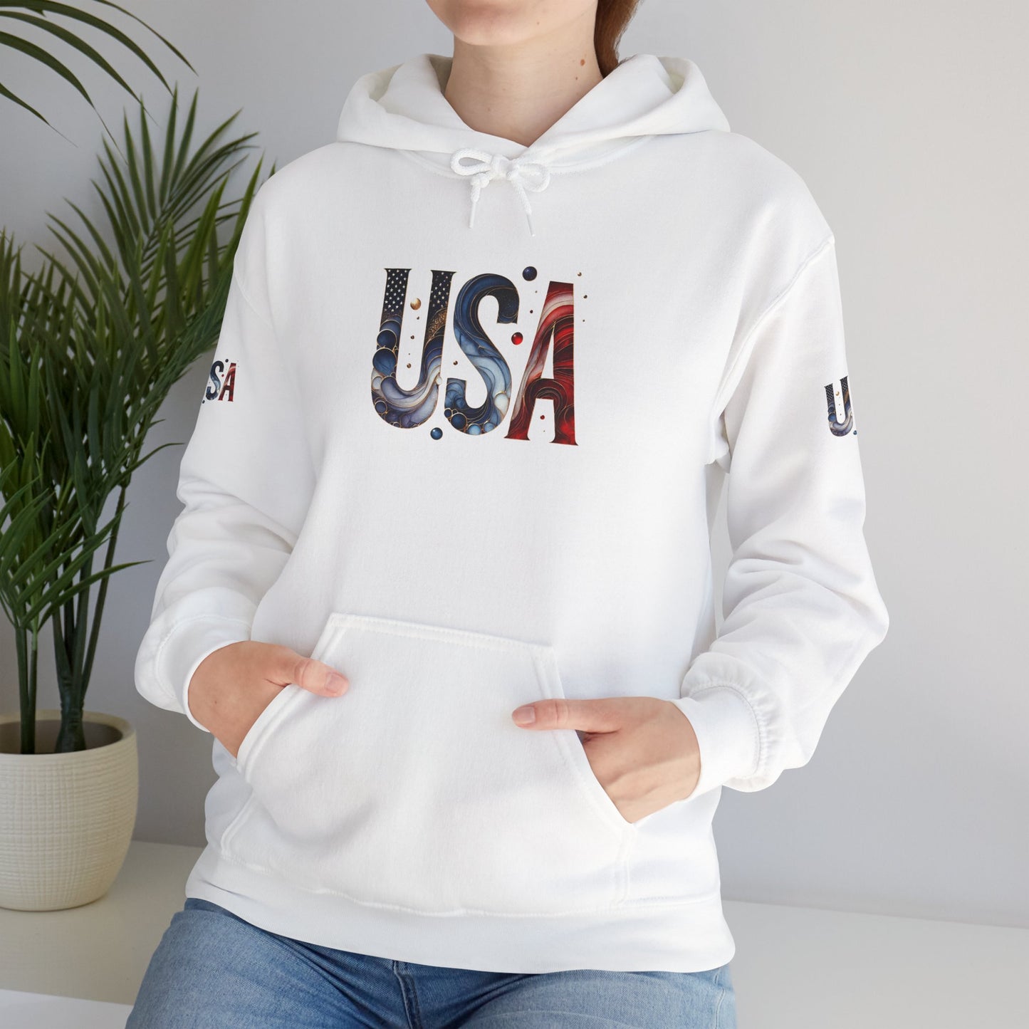 Princess Grace  TEAM USA  Unisex Heavy Bled   Hooded Sweatshirt