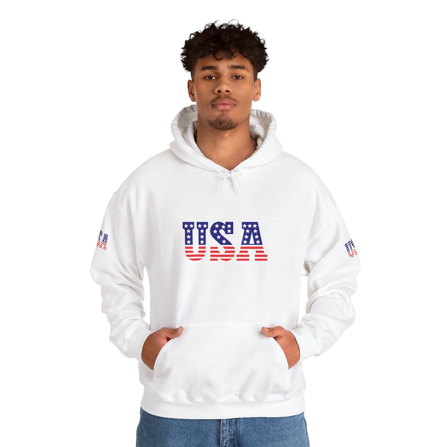 Princess Grace  TEAM USA  Unisex Heavy Blend  Hooded Sweatshirt  Patriotic Eagle Design