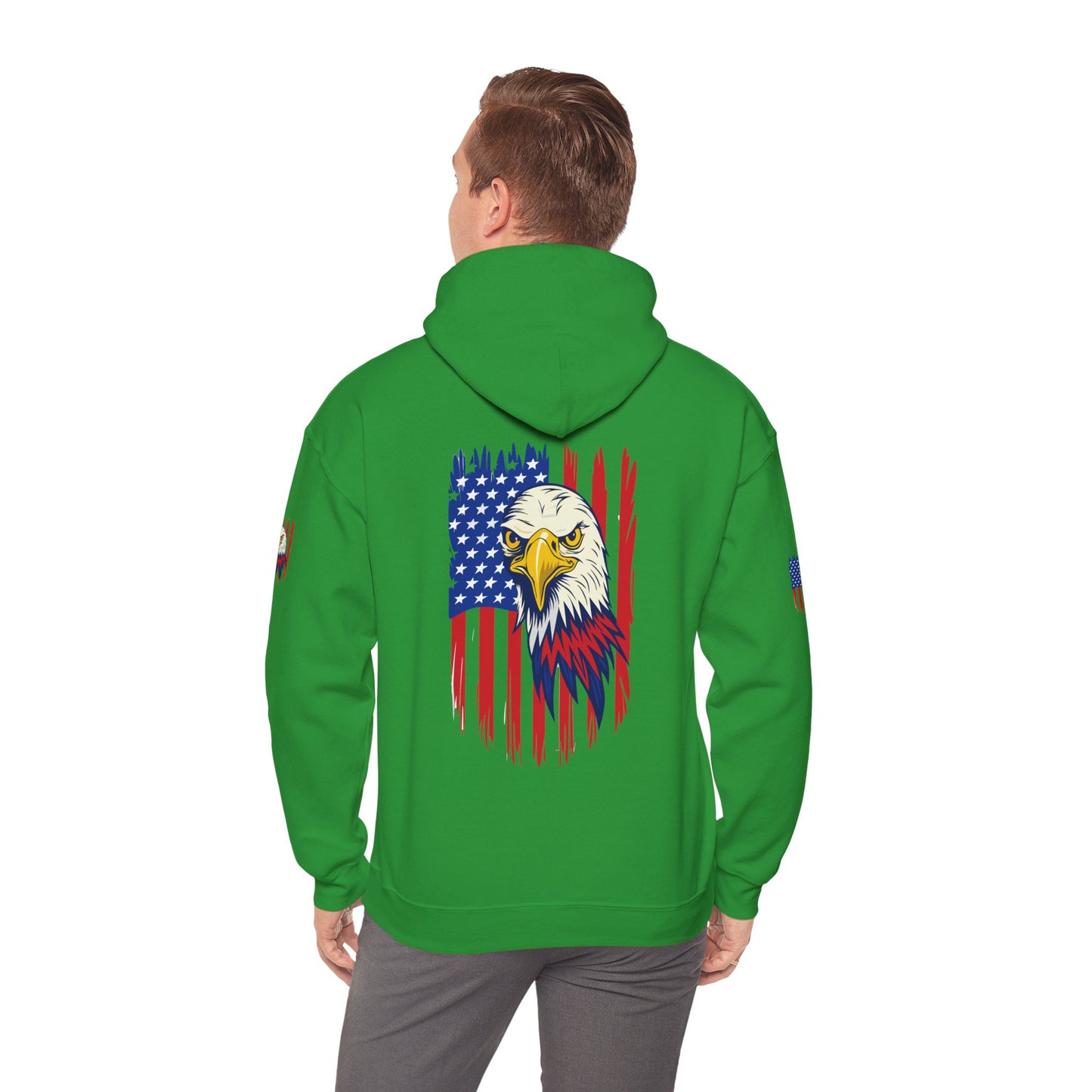 Princess Grace  Patriotic Eagle Unisex Heavy Blend Hoodie