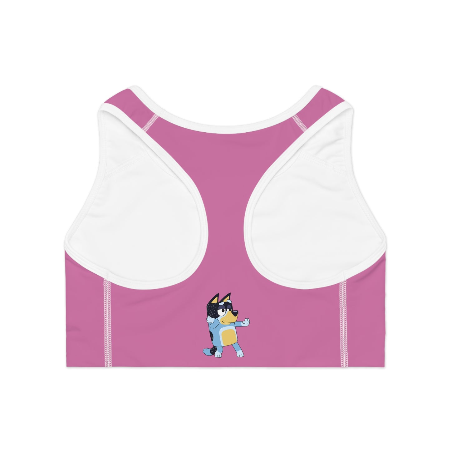 Princess Grace  Bluey Pink Sports Bra for Fun & Active Wear