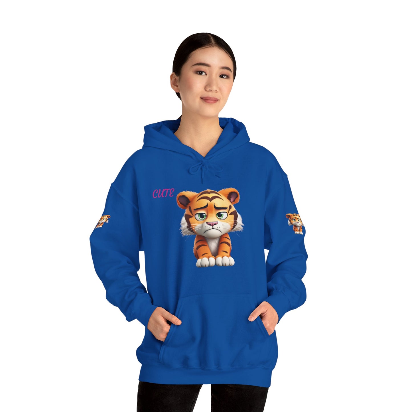 Princess Grace  Cute Tiger Graphic Unisex Hoodie