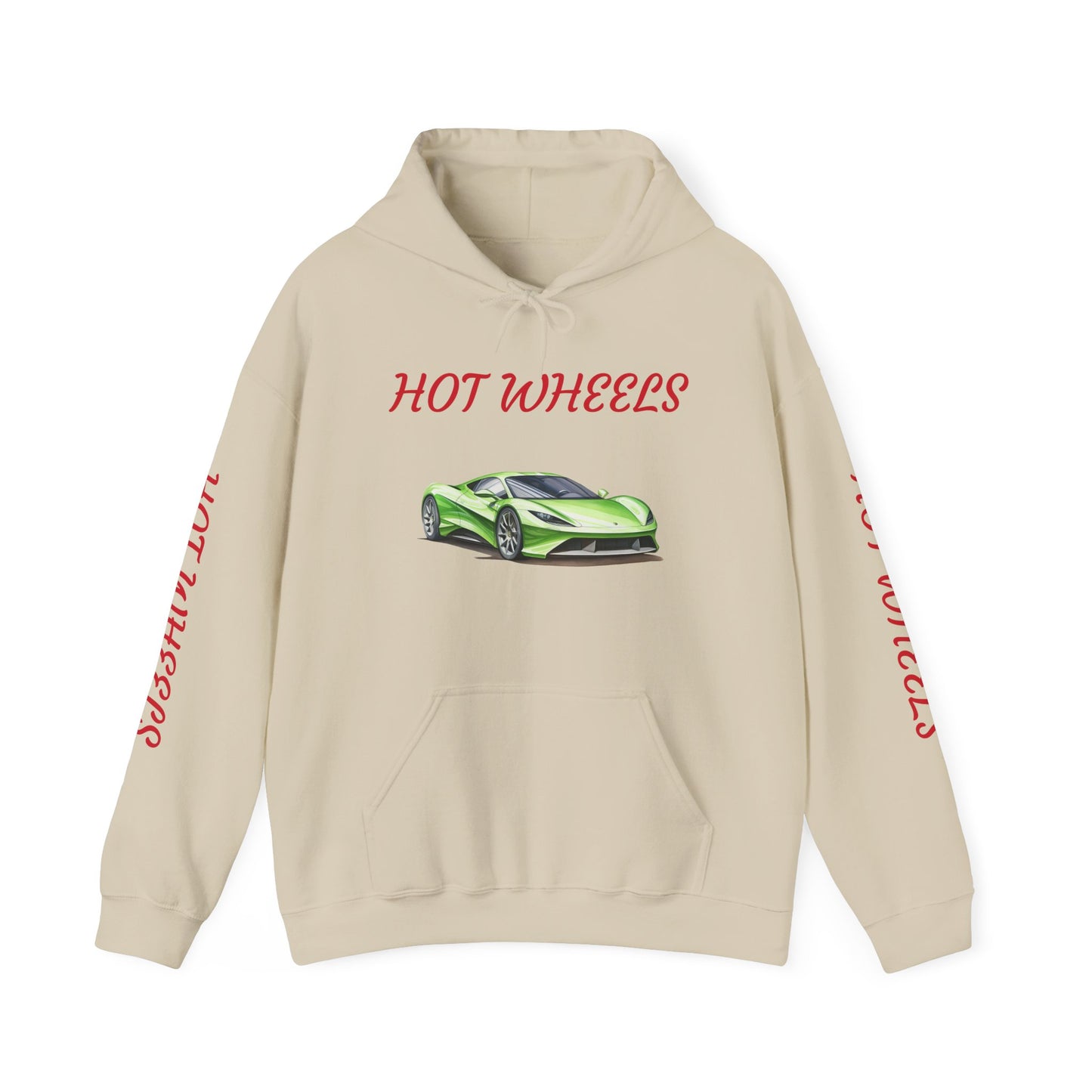 Princess Grace Hot Wheels Unisex Hooded Sweatshirt Vibrant Automotive Design