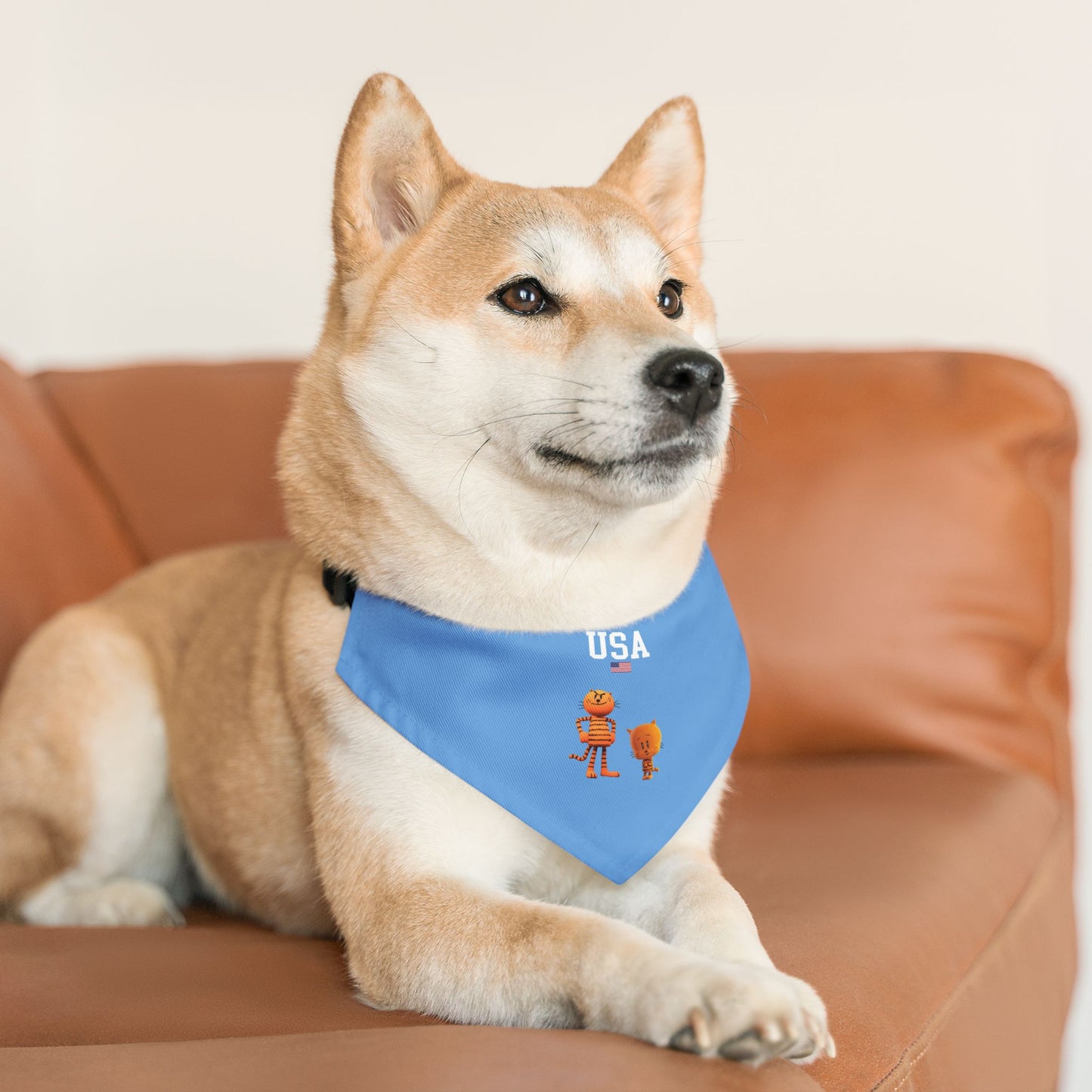 Princess Grace  TEAM USA  Pet Bandana Collar