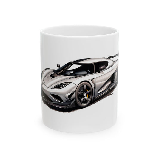 Princess Grace  Sports Car Ceramic Mug  Auto Enthusiast Gift  11oz & 15oz Options