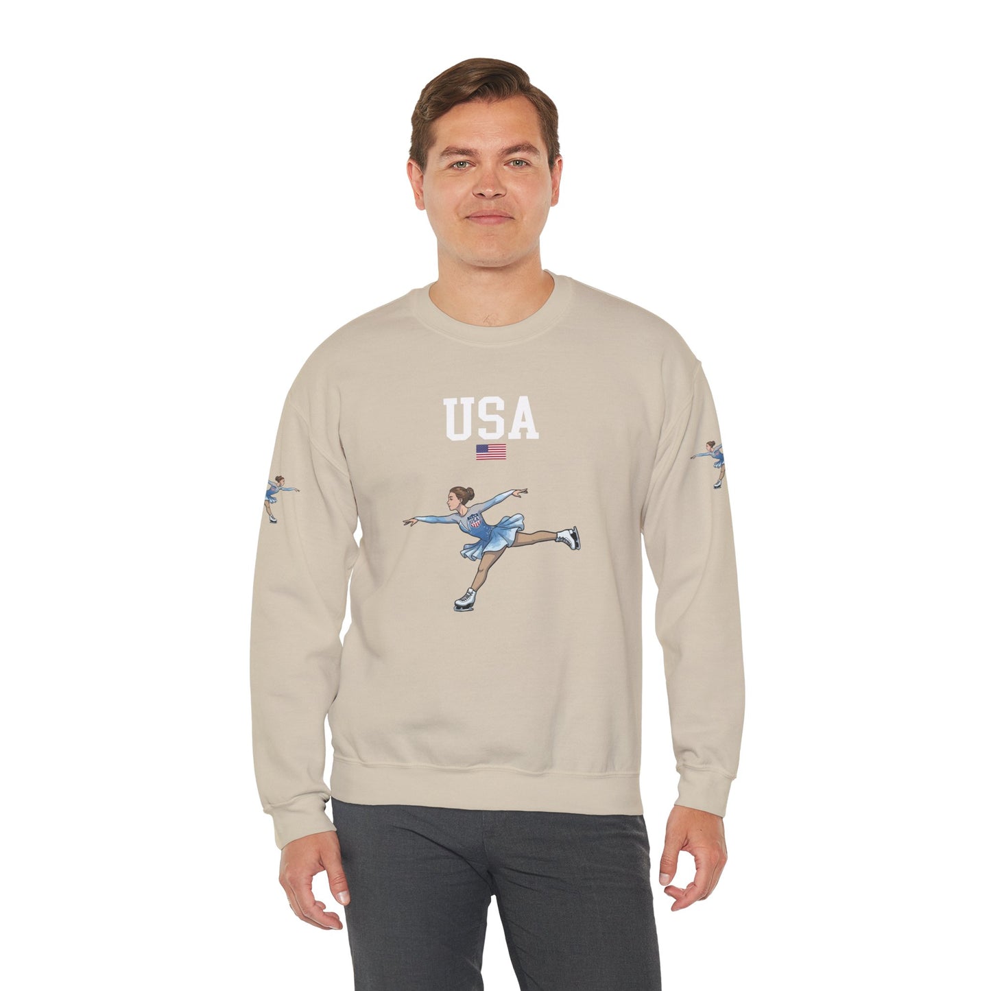 Princess Grace  TEAM USA  Unisex Heavy Blend  Crewneck Sweatshirt