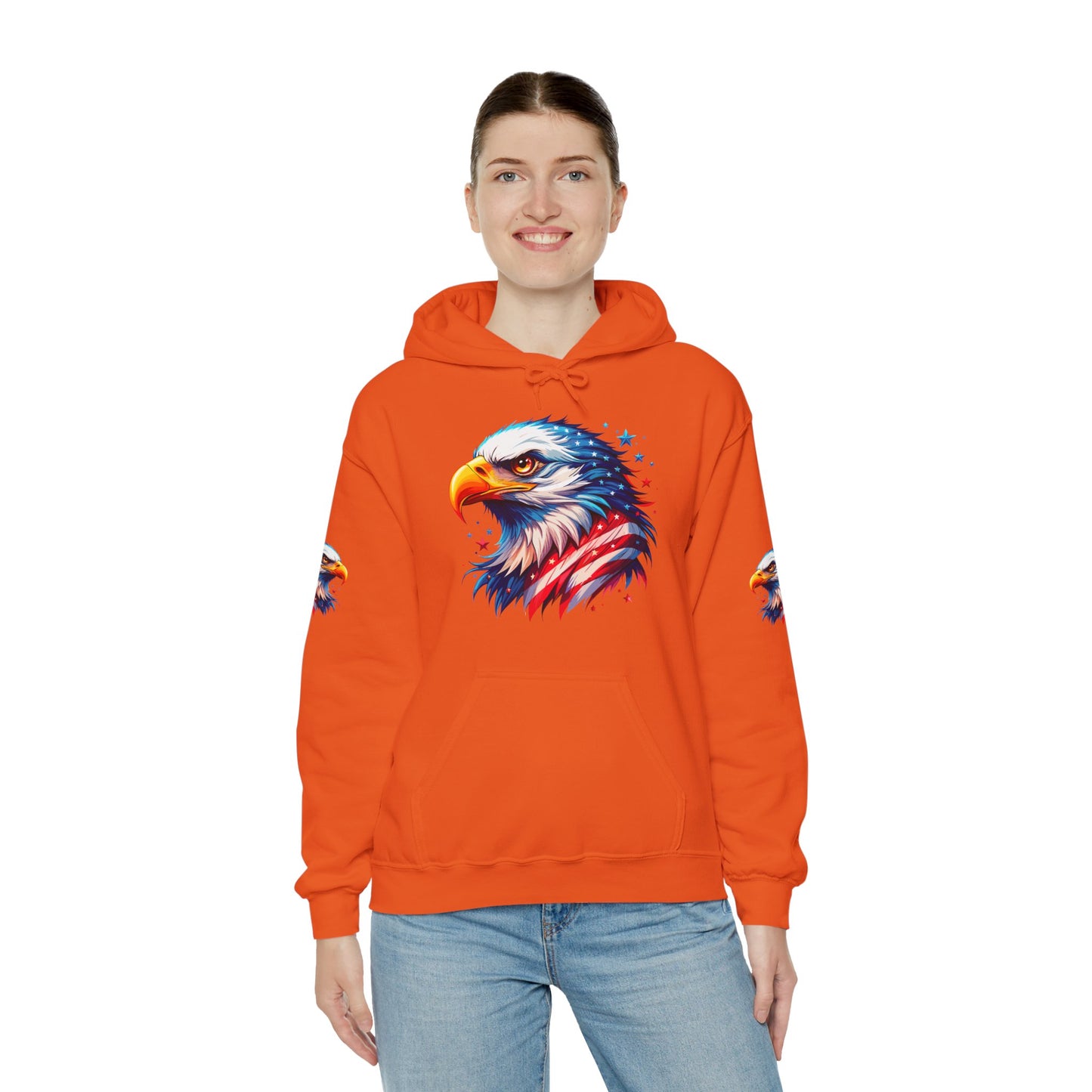 Princess Grace  American  Eagle Unisex Heavy Blend Hooded Sweatshirt