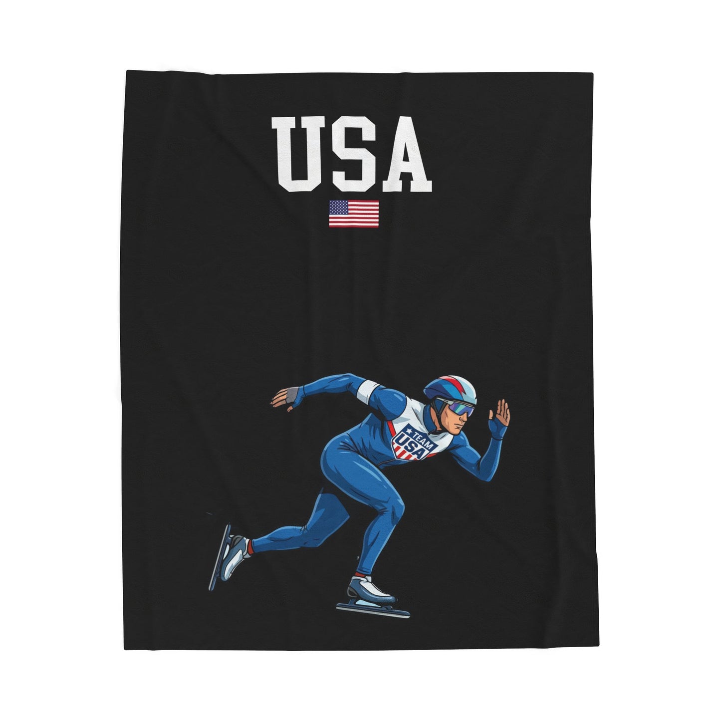 Princess Grace  TEAM USA  Velveteen Plush Blanket