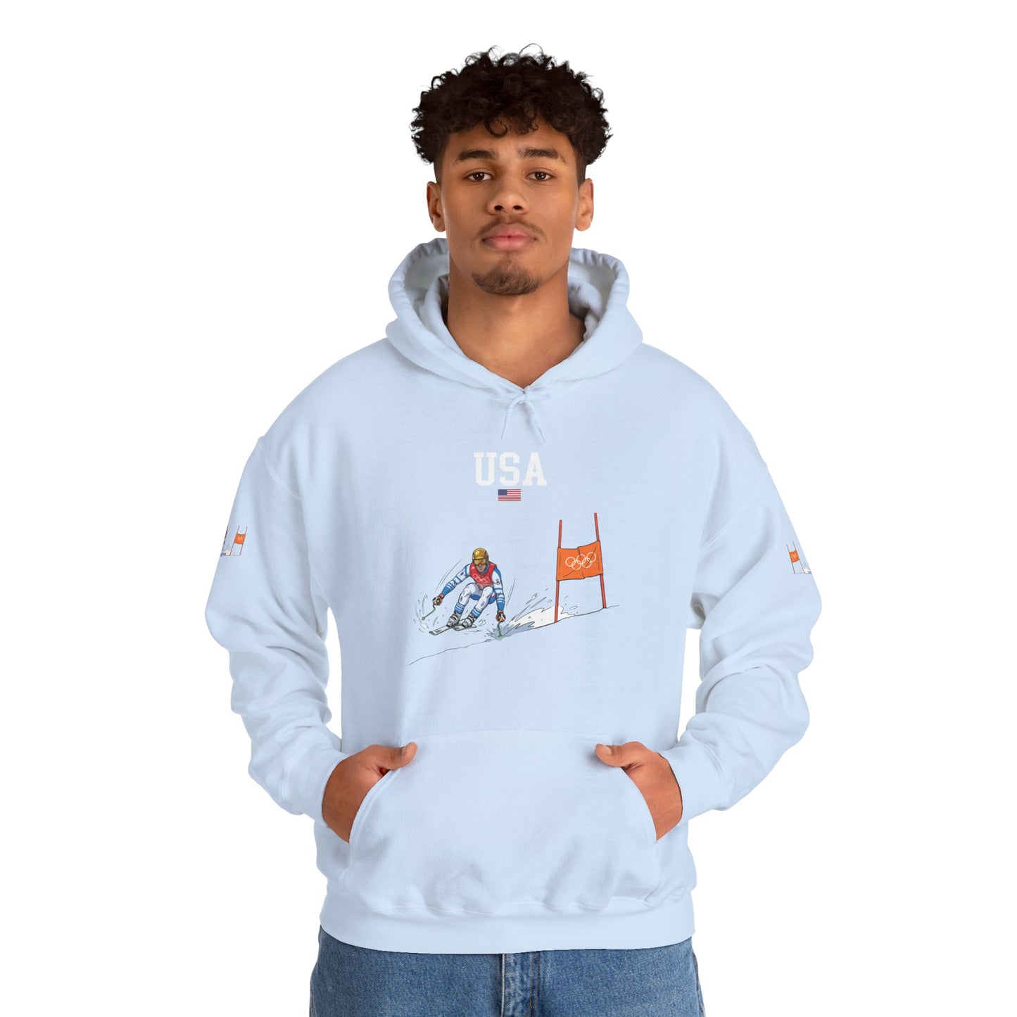 Princess Grace  TEAM USA  Unisex Heavy Blend  Hooded Sweatshirt