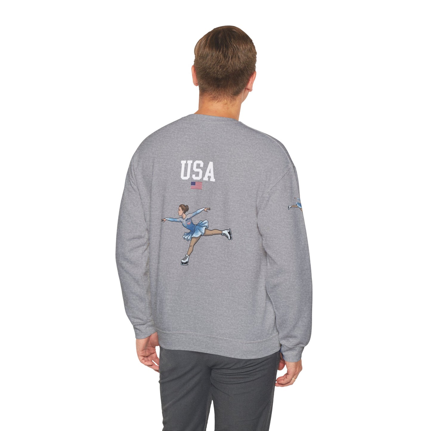 Princess Grace  TEAM USA  Unisex Heavy Blend  Crewneck Sweatshirt