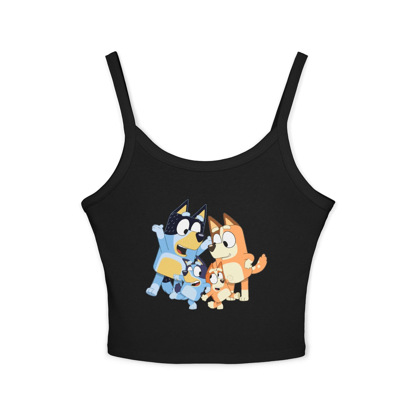 Princess Grace  Bluey Cute Cartoon Women's Spaghetti Strap Tank Top