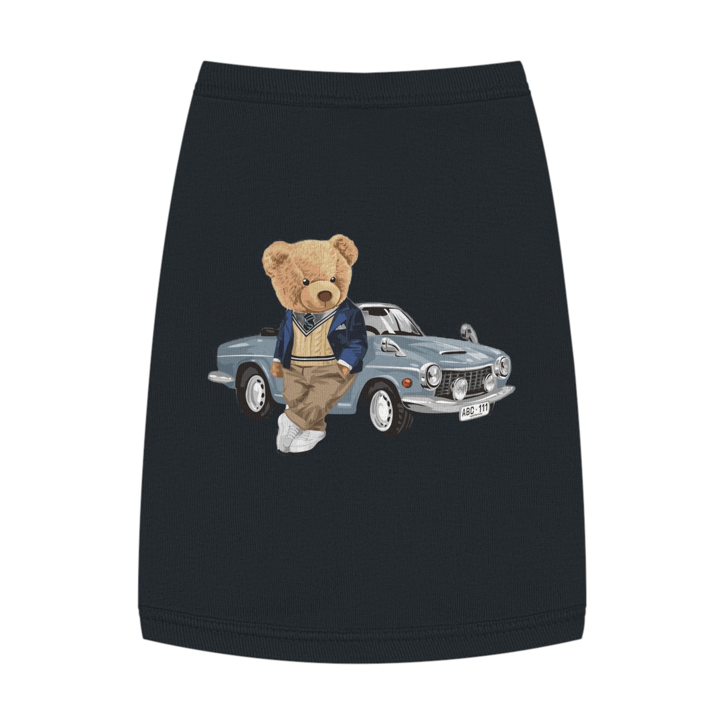 Princess Grace  CUTE Cool Vintage Bear Pet Tank Top  Cute Dog Apparel for Retro Vibes