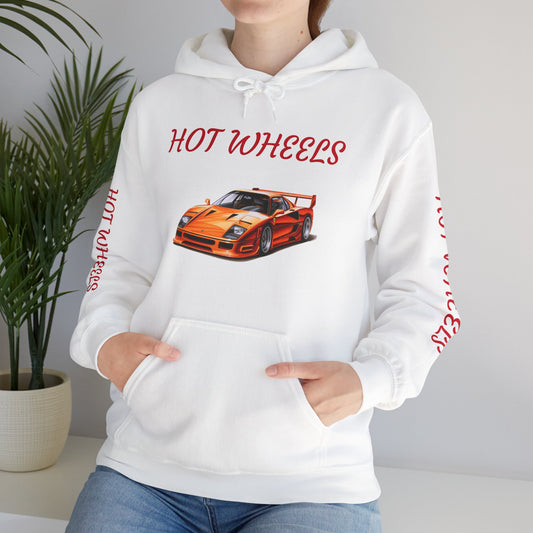 Princess Grace  Hot Wheels Unisex Heavy Blend Hooded Sweatshirt  Retro Racing Style