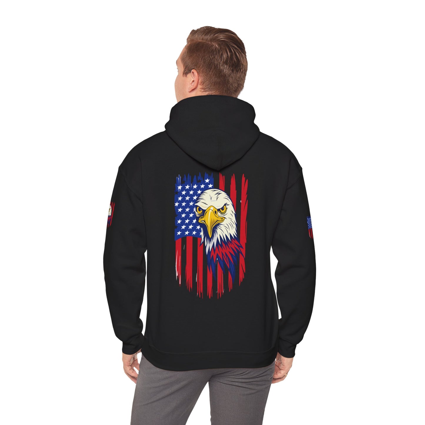 Princess Grace  Patriotic Eagle Unisex Heavy Blend Hoodie