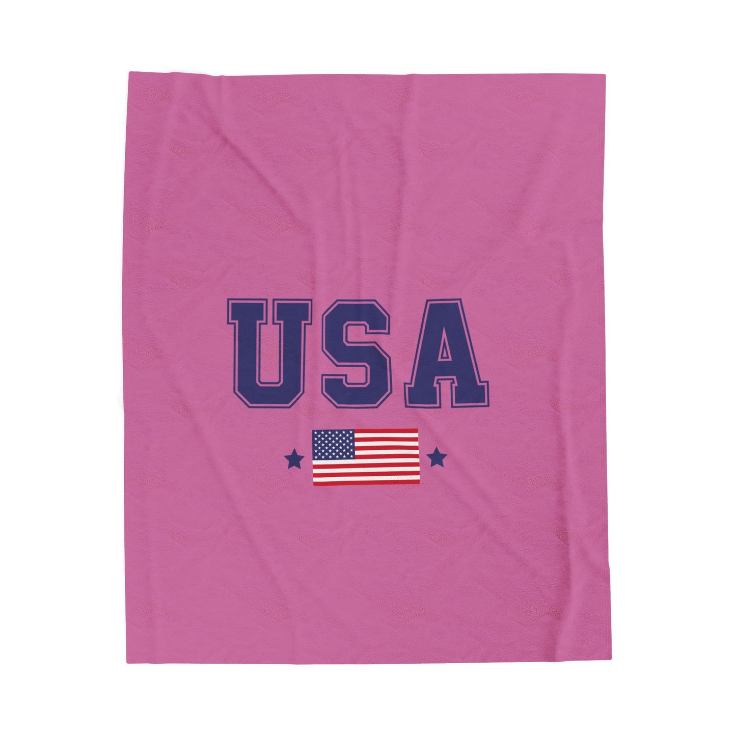 Princess Grace  TEAM USA  Velveteen Plush Blanket