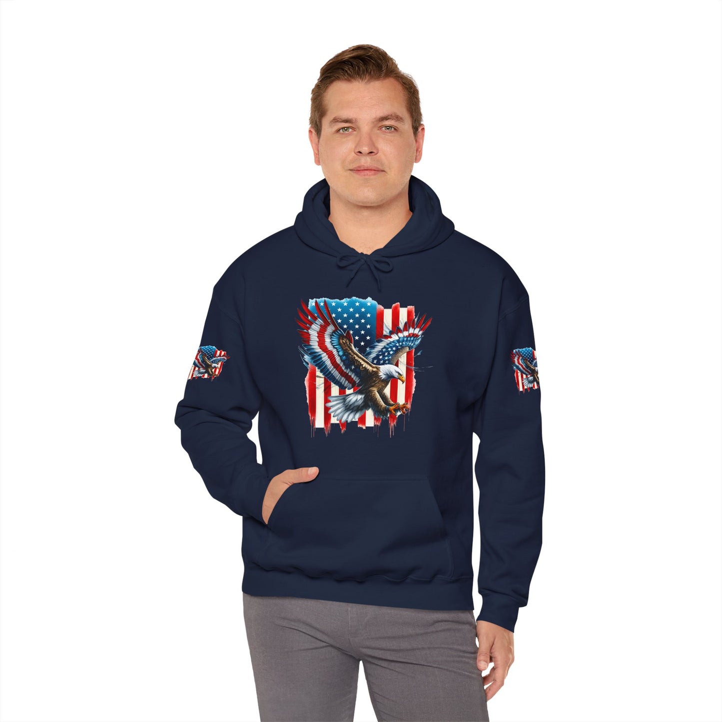 Princess Grace Patriotic Unisex Heavy Blend Hooded Sweatshirt