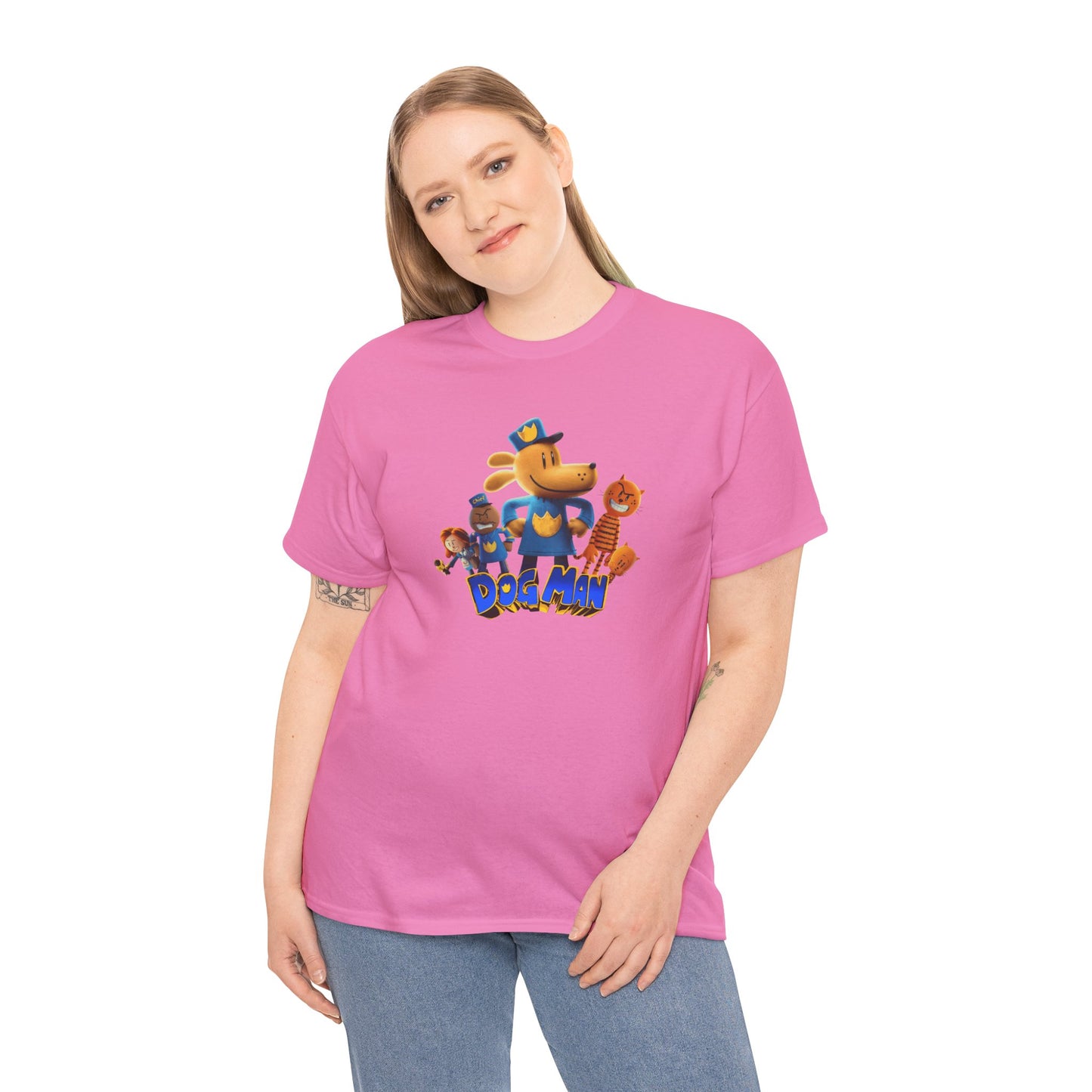 Princess Grace  Cartoon Unisex Heavy Cotton Tee  Fun Cartoon Graphic T-Shirt for Kids and Fans