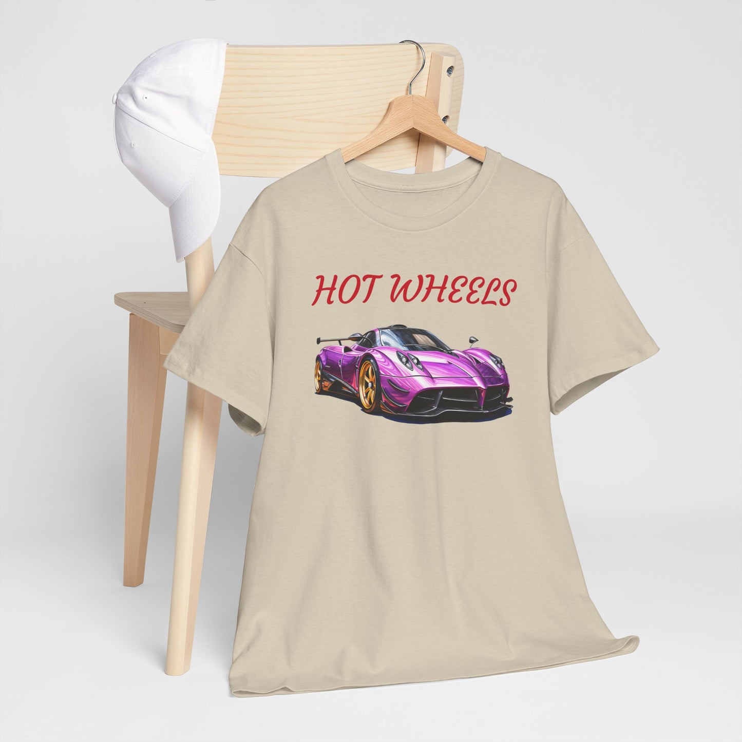 Princess Grace  Hot Wheels Unisex Heavy Cotton Tee Retro Car Graphic T-Shirt for Auto Enthusiasts