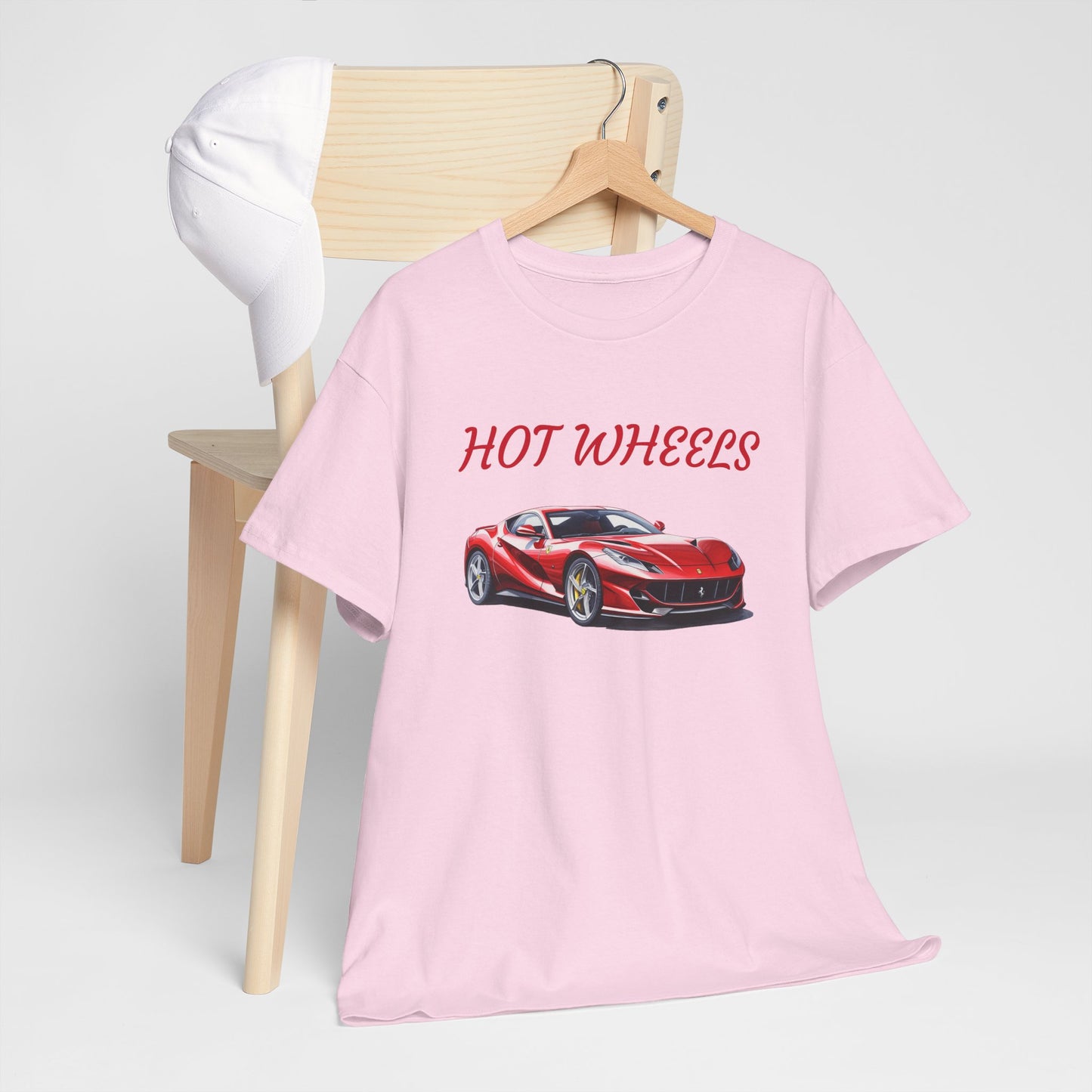 Princess Grace  Hot Wheels Unisex Heavy Cotton Tee Car Lovers Graphic T-Shirt